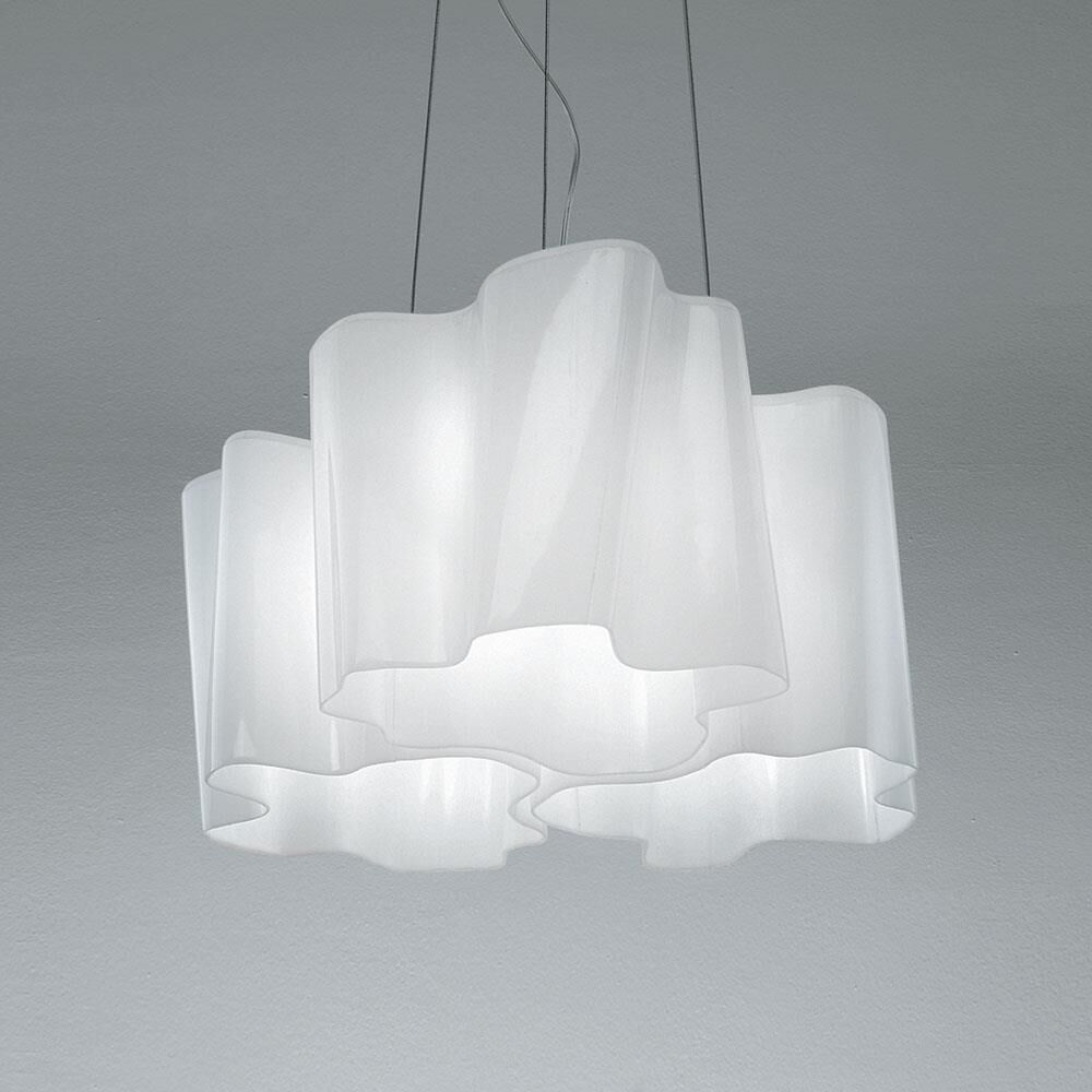 Michele De Lucchi, Gerhard Reichert Logico 17 Inch 3 Light Multi Light Pendant by Artemide