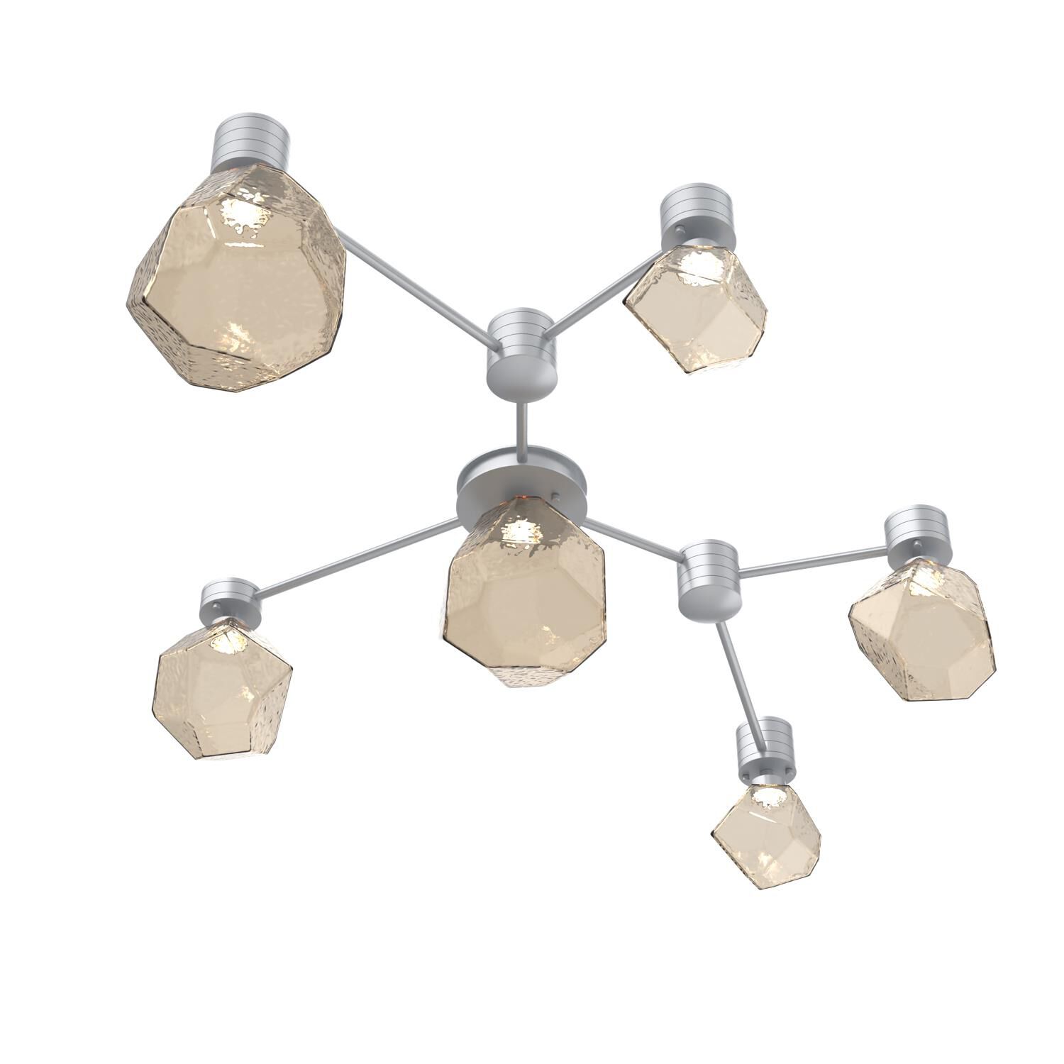 Levi Wilson Gem 38 Inch Semi Flush Mount by Hammerton Studio