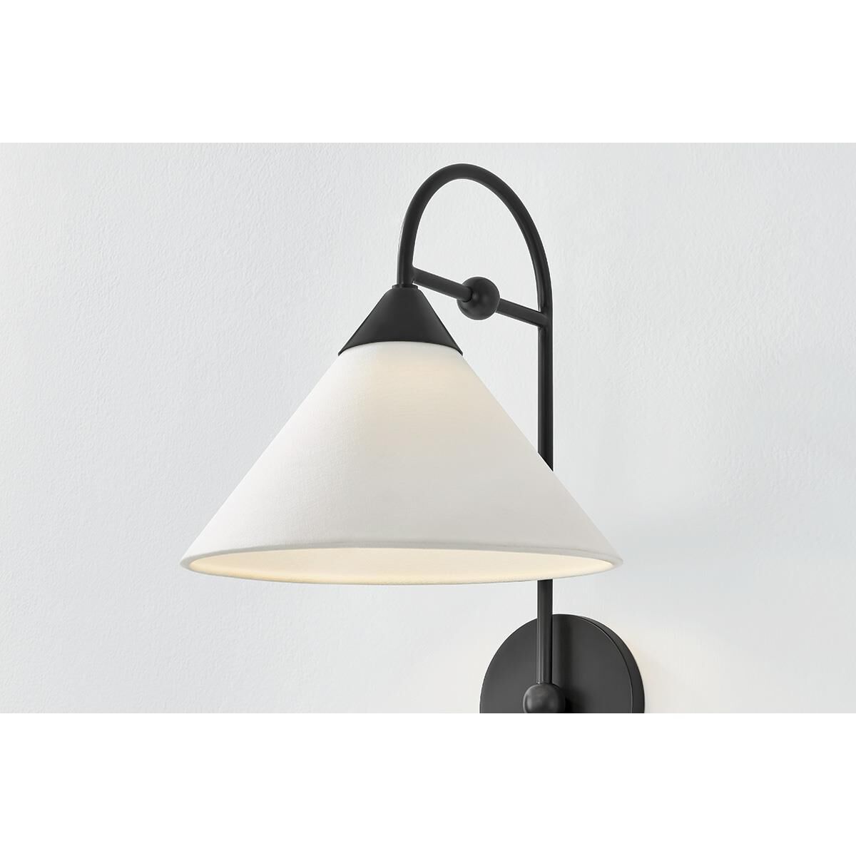 Shown in Old Bronze finish and White shade