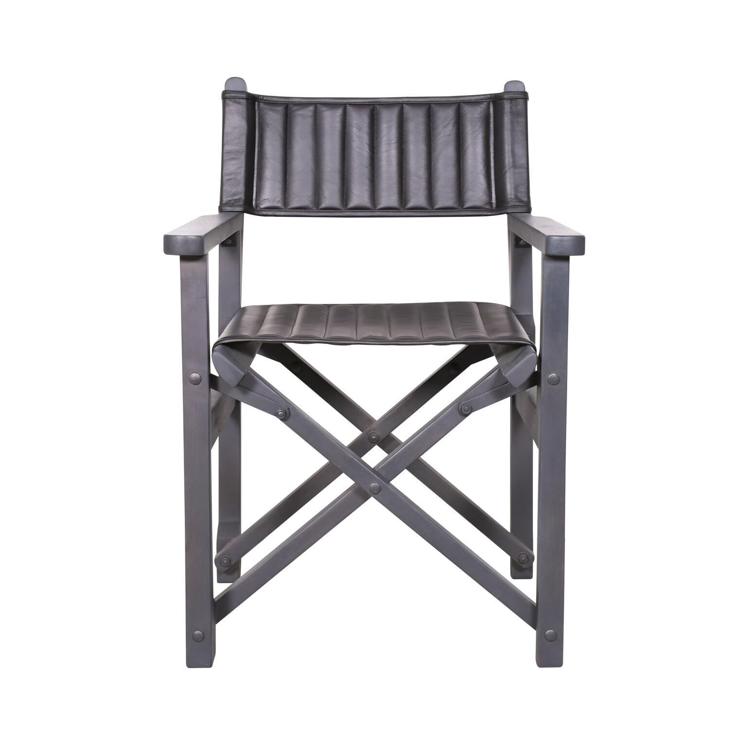 Leather Director's Accent Chair by Howard Elliott Collection