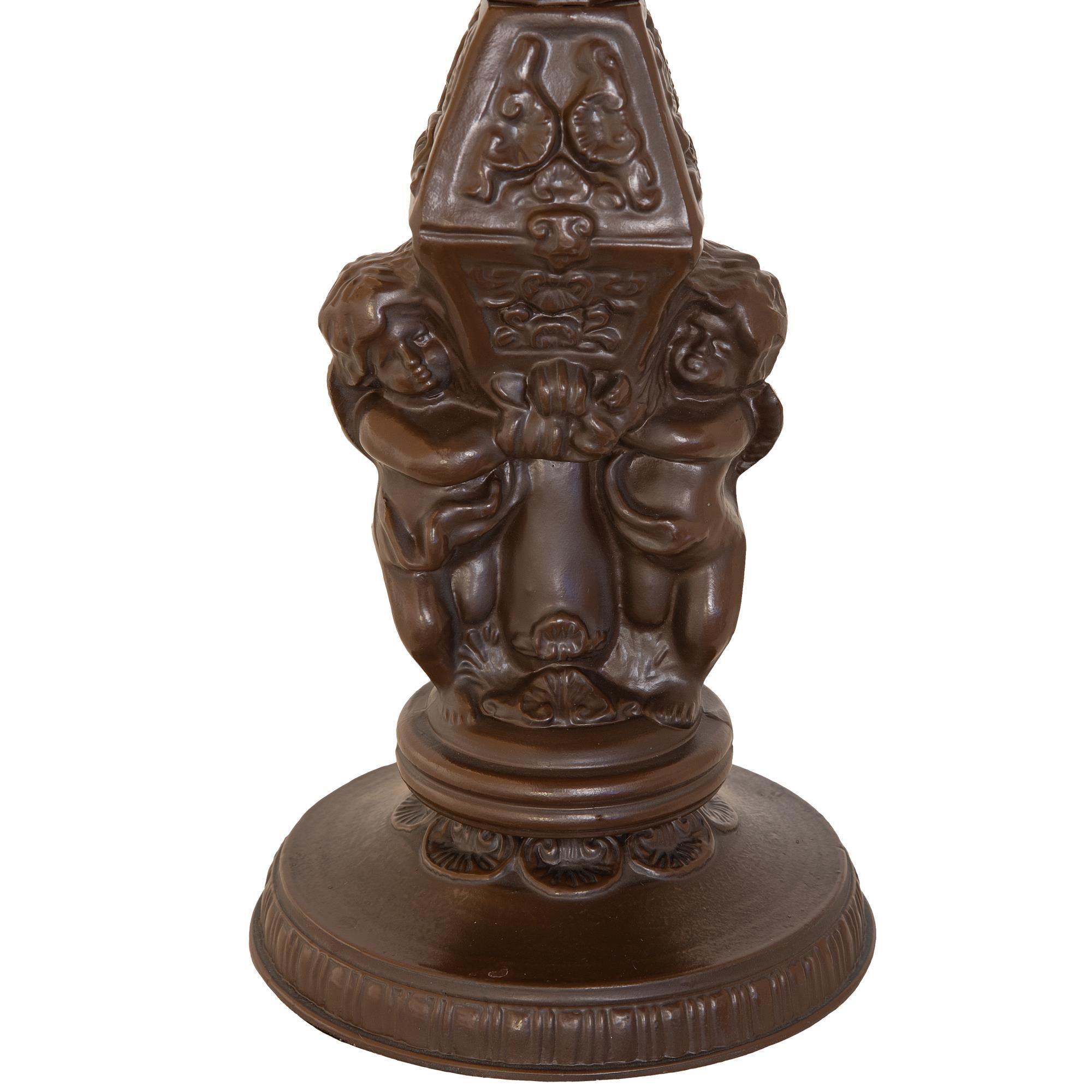 Cherubs With Lantern 8 Inch Accent Lamp by Meyda Lighting