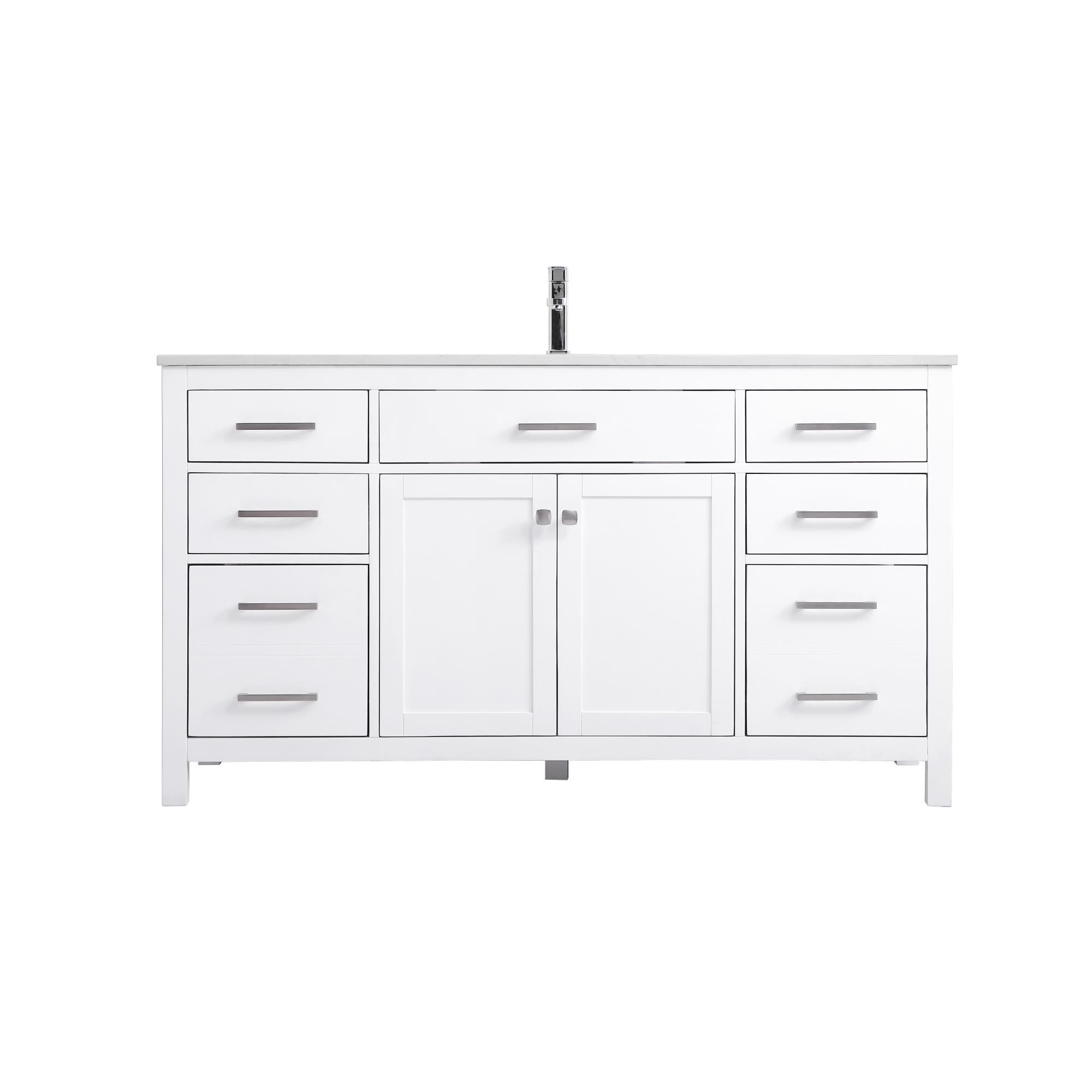 Shown in White finish