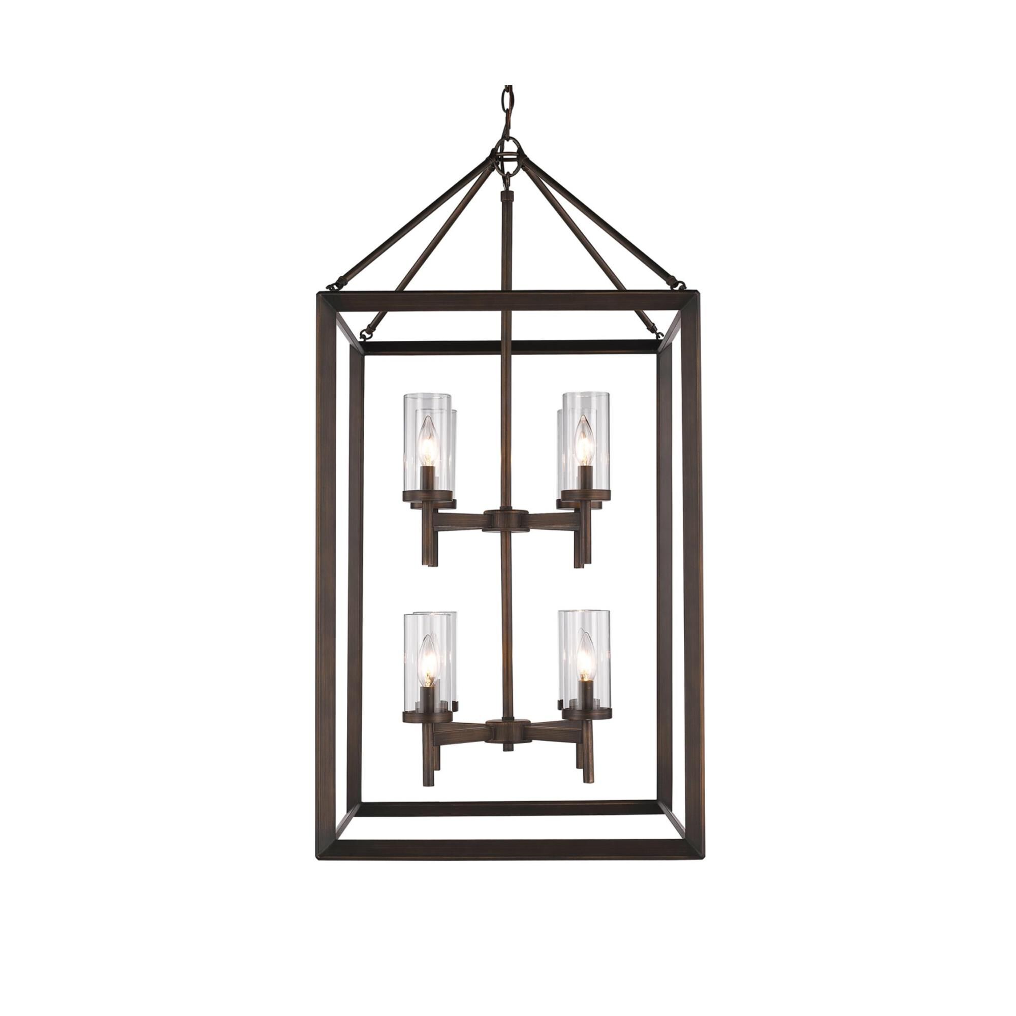 Shown in Gunmetal Bronze finish and Clear glass