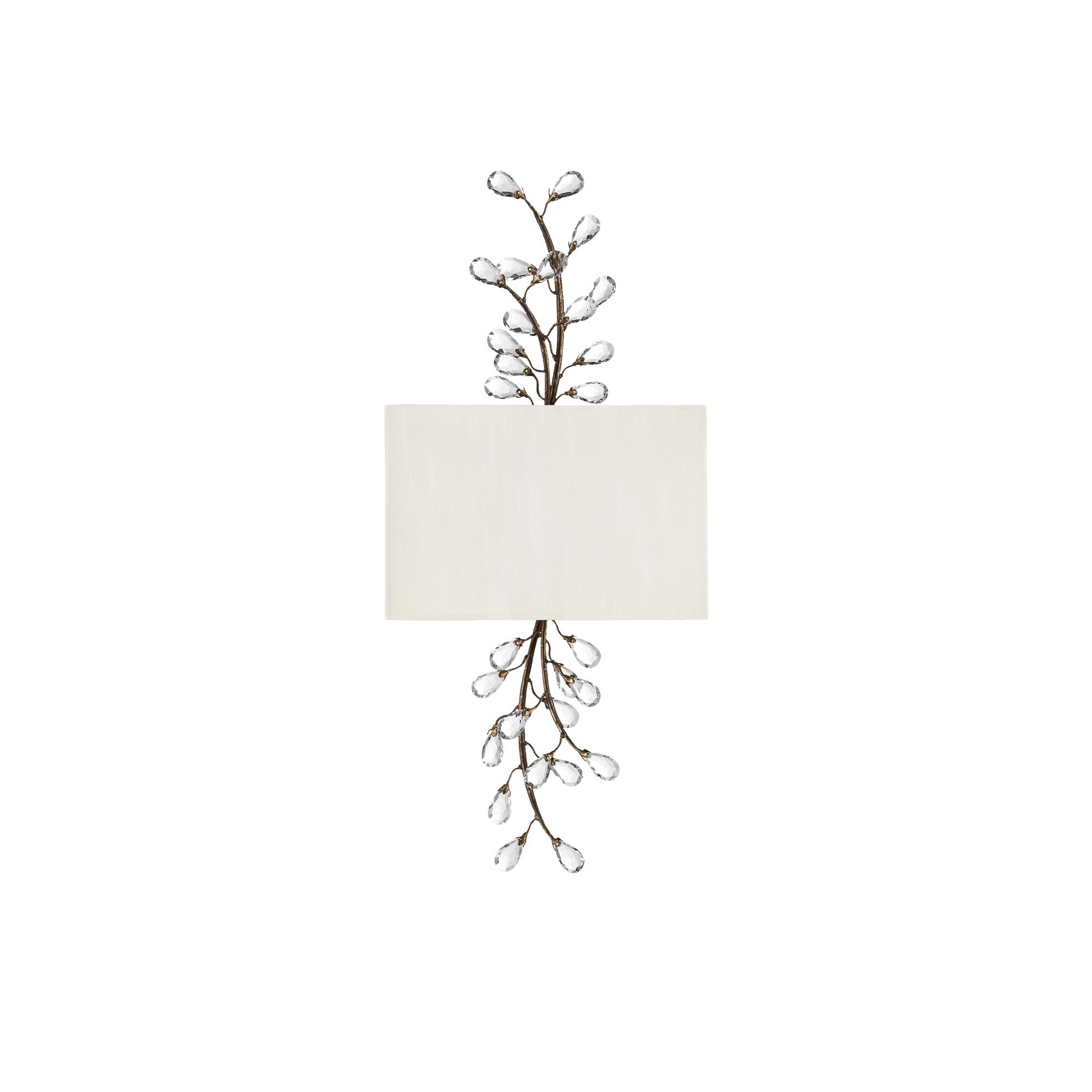 Crystal Bud Large Wall Sconce,