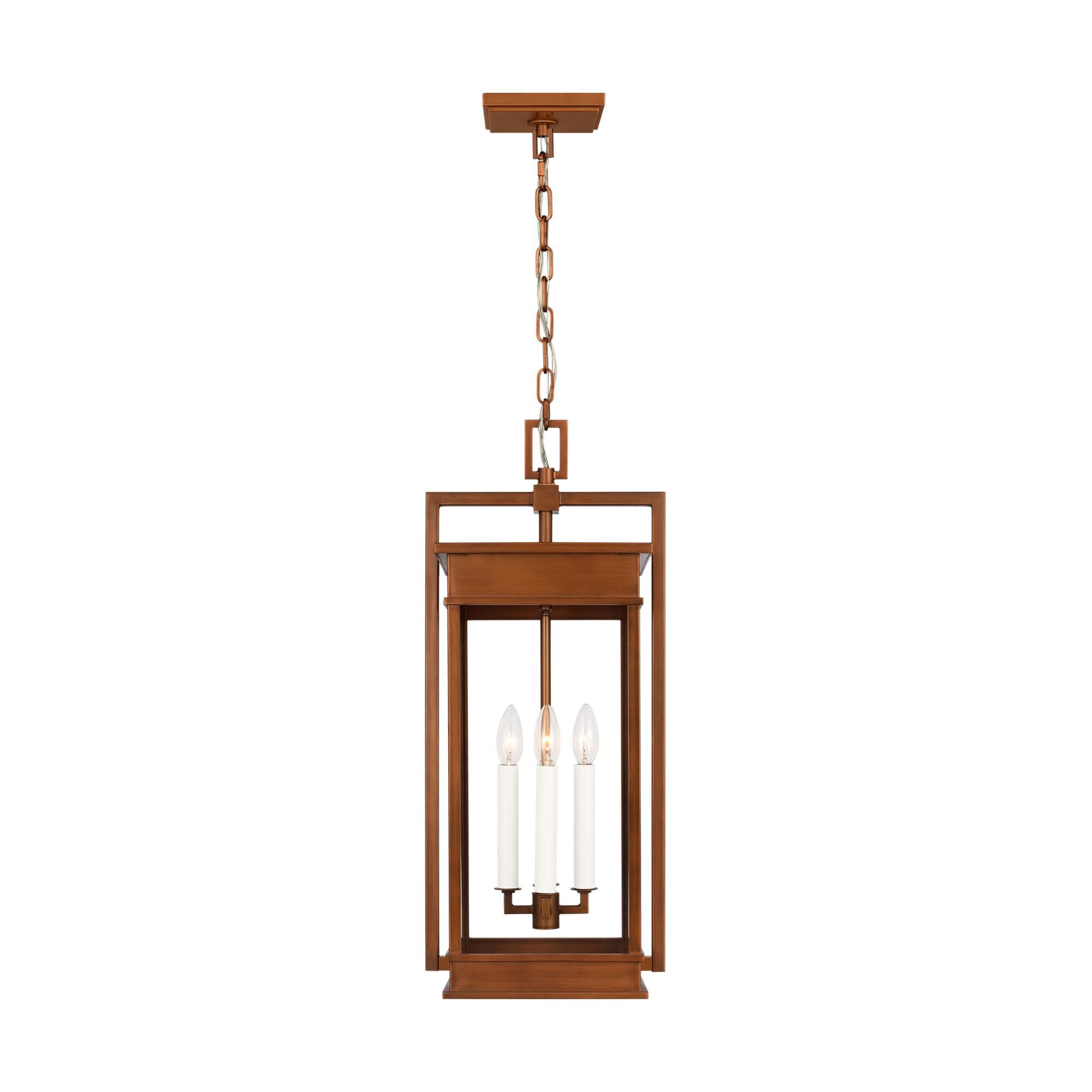 Shown in Natural Copper finish and Clear glass