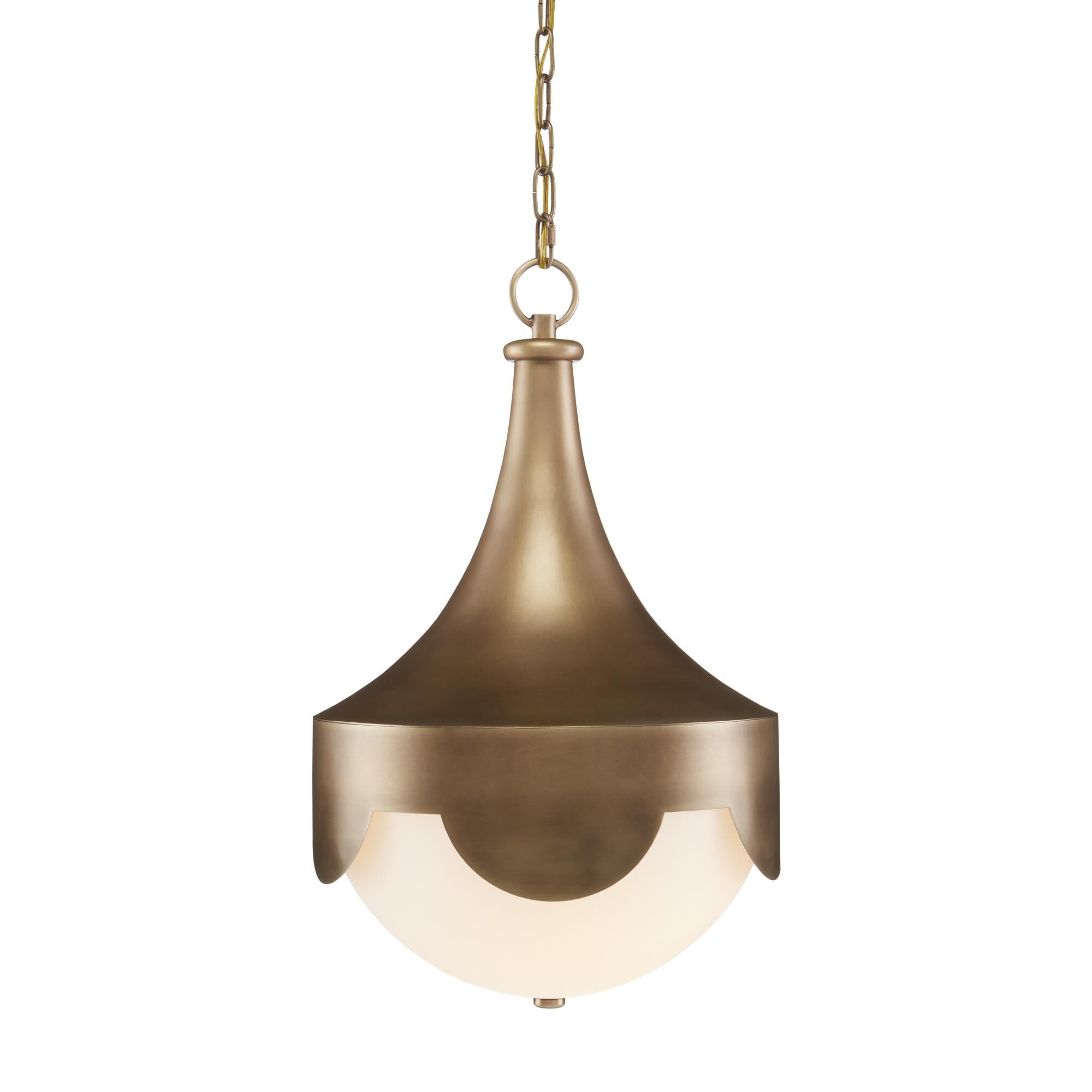Pasha 14 Inch Large Pendant by Currey and Company