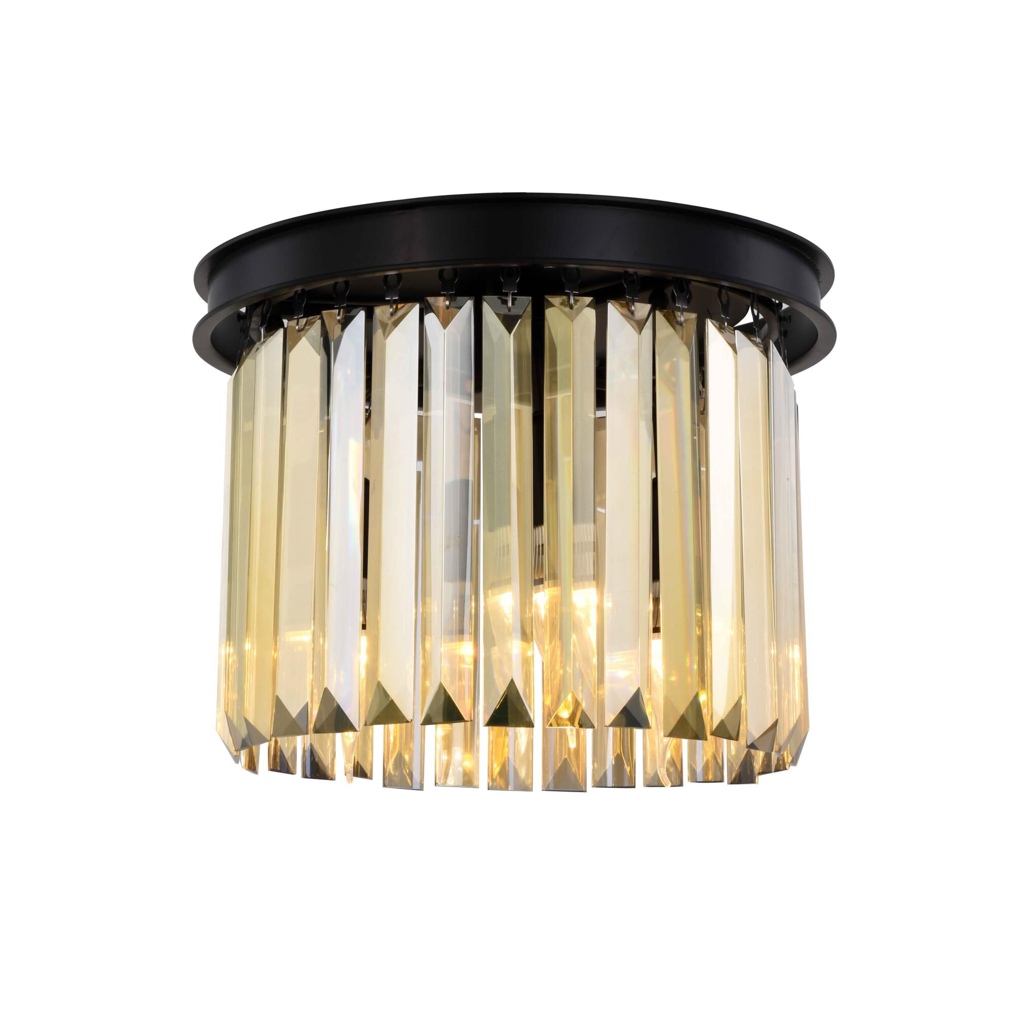 Urban Classic Sydney 12 Inch 3 Light Flush Mount by Elegant Lighting