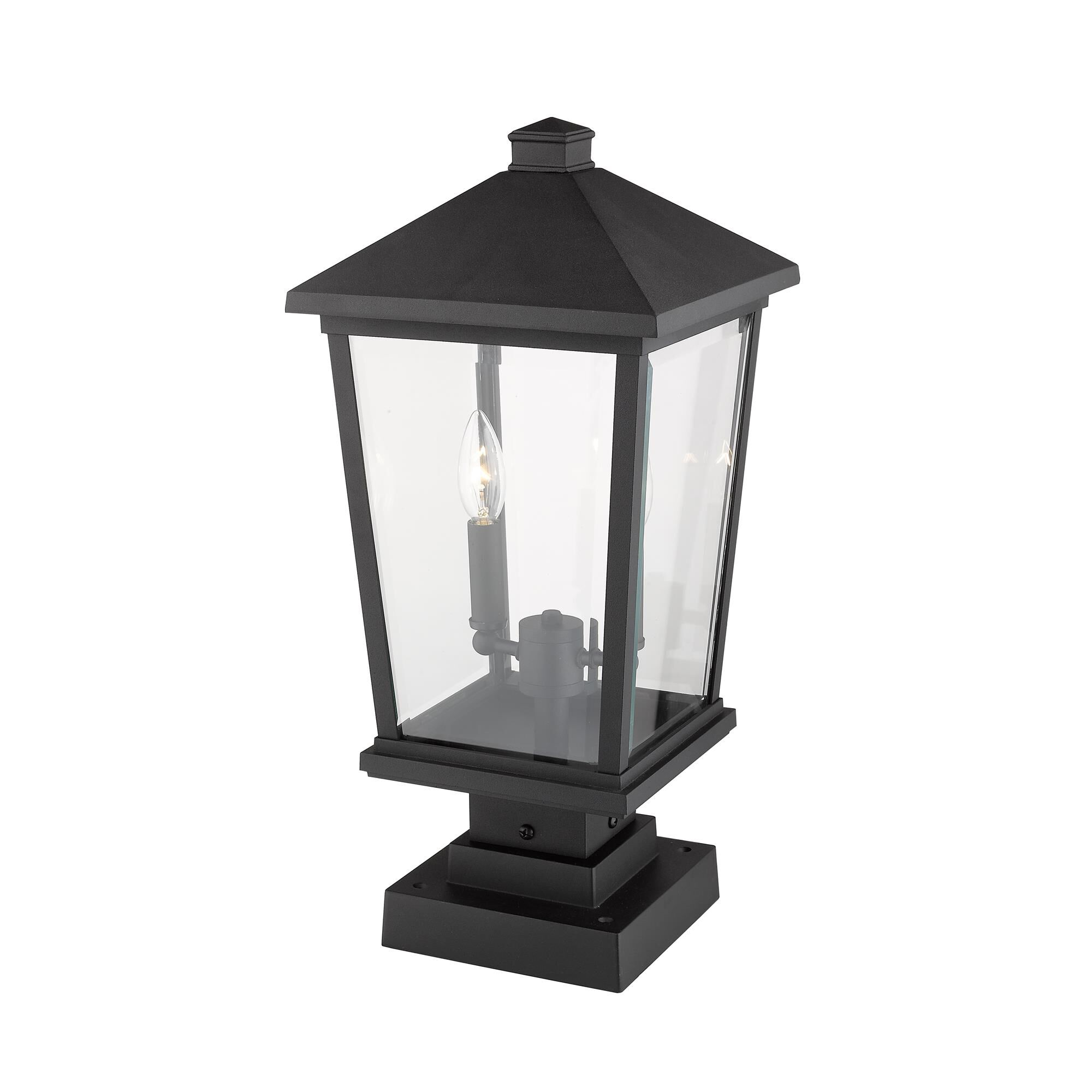 Beacon 22 Inch Tall 2 Light Outdoor Pier Lamp by Z-Lite - Clearance