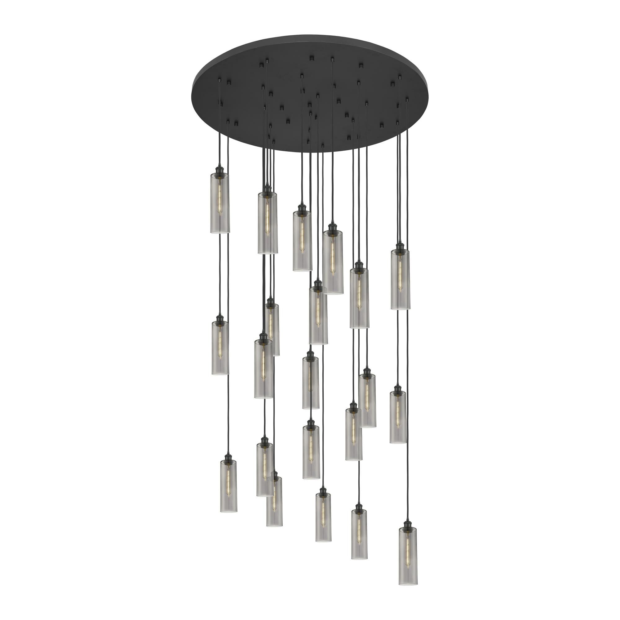 Shown in Matte Black finish and Light Smoke shade