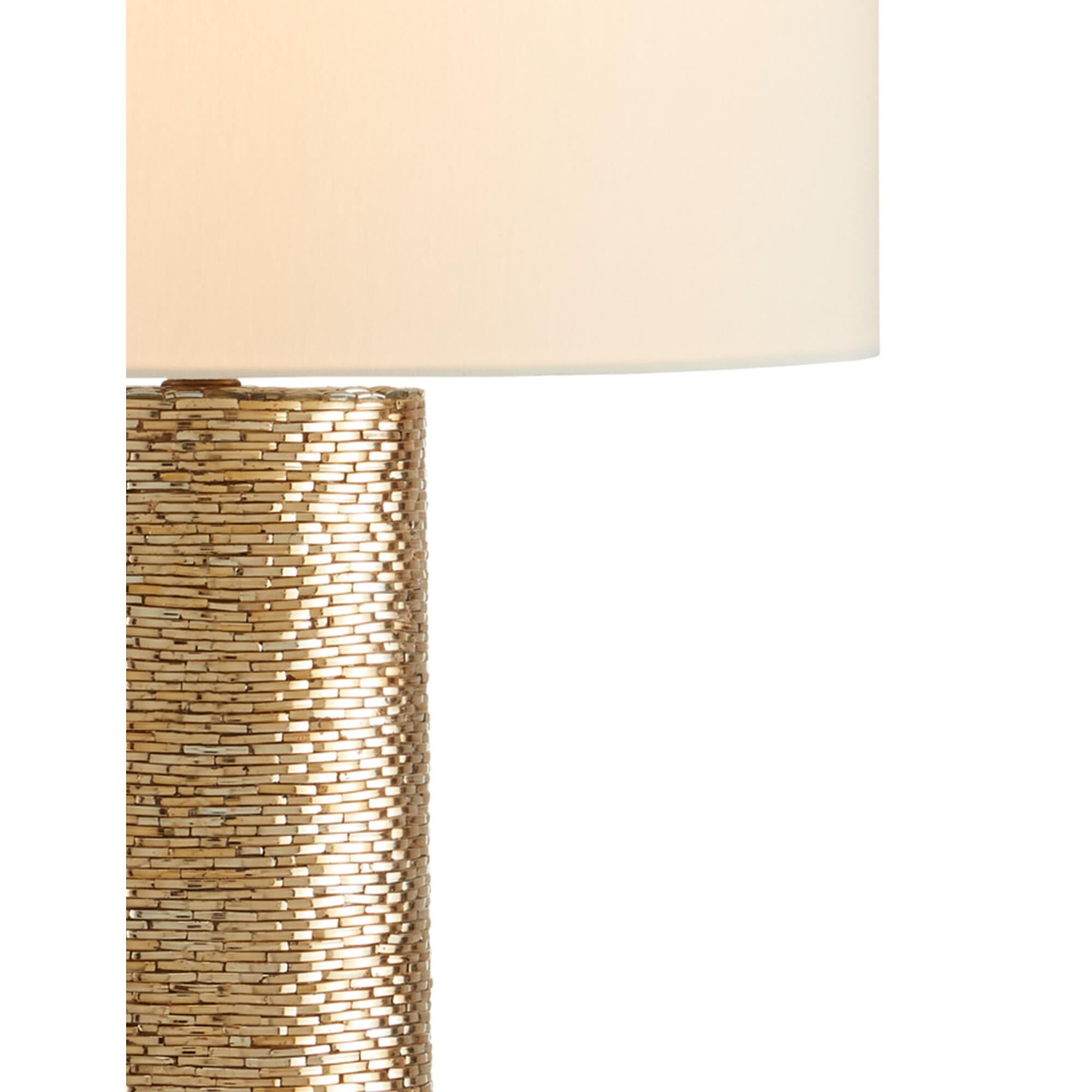 Shown in Gold finish and Eggshell Polyester shade