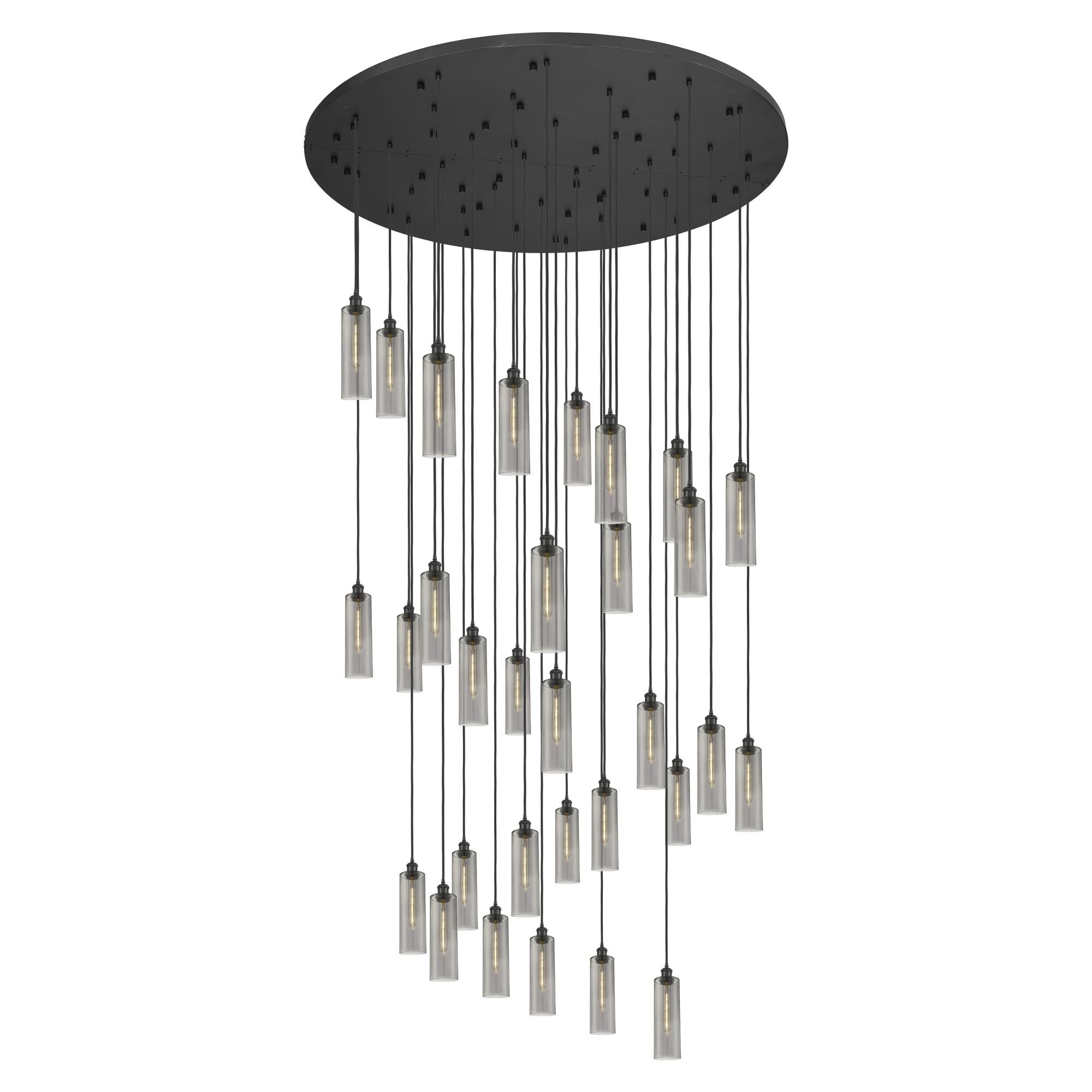 Shown in Matte Black finish and Light Smoke shade