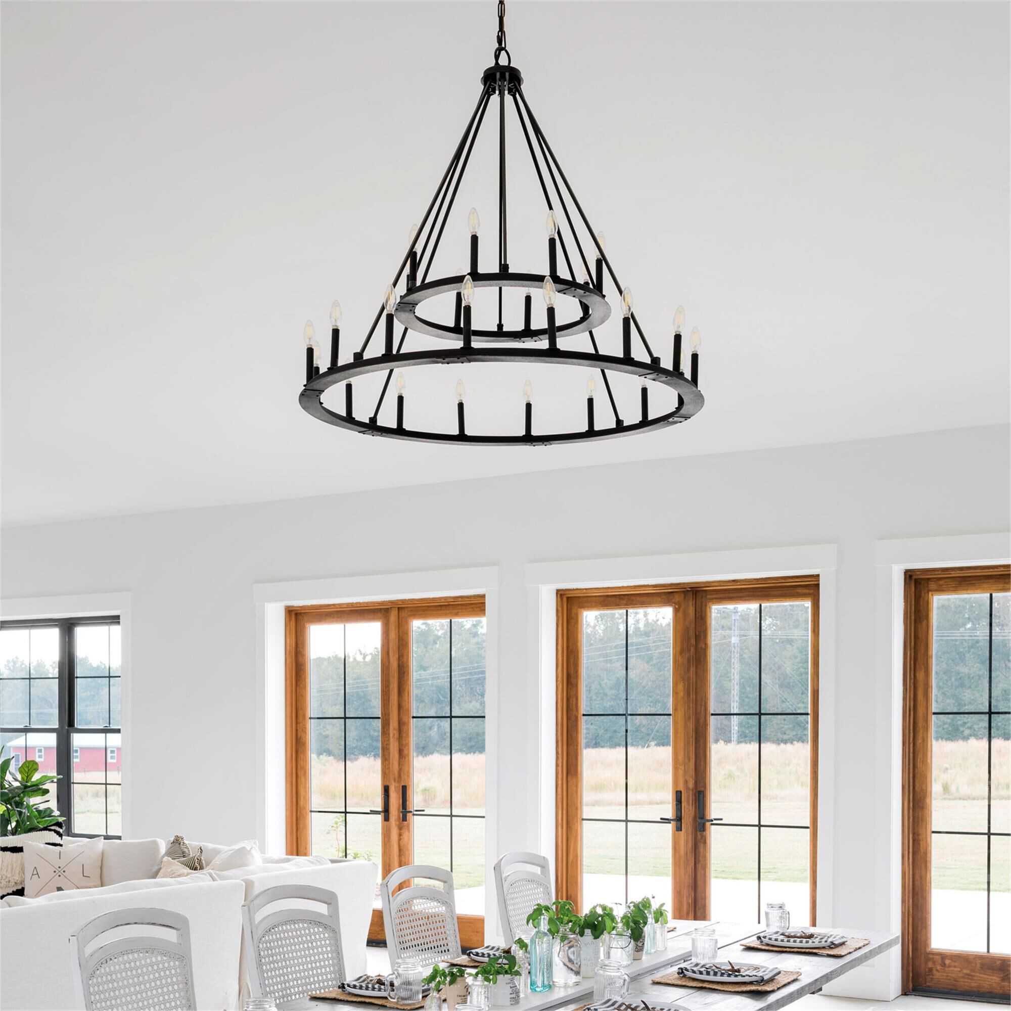 Shown in Black Iron finish