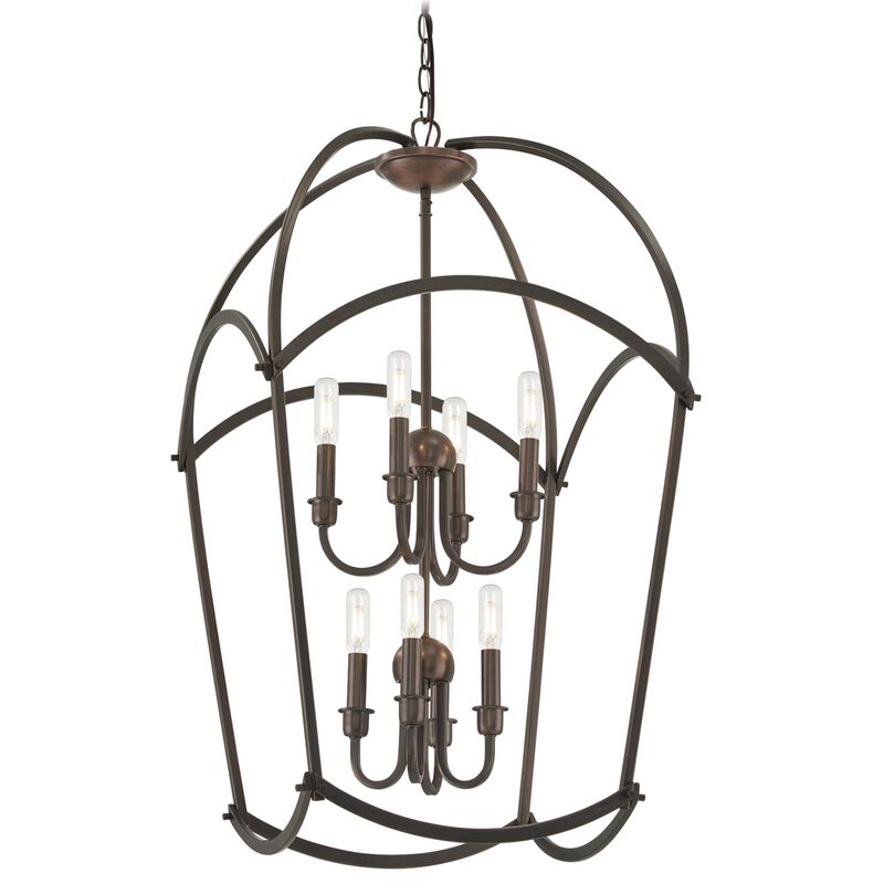 Jupiter's Canopy 19 Inch Cage Pendant by Minka Lavery