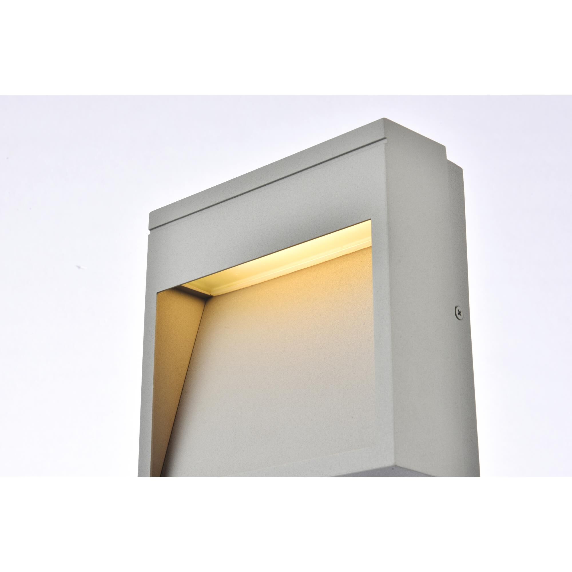 Elegant Lighting Raine 7 Inch Tall LED Outdoor Wall Light