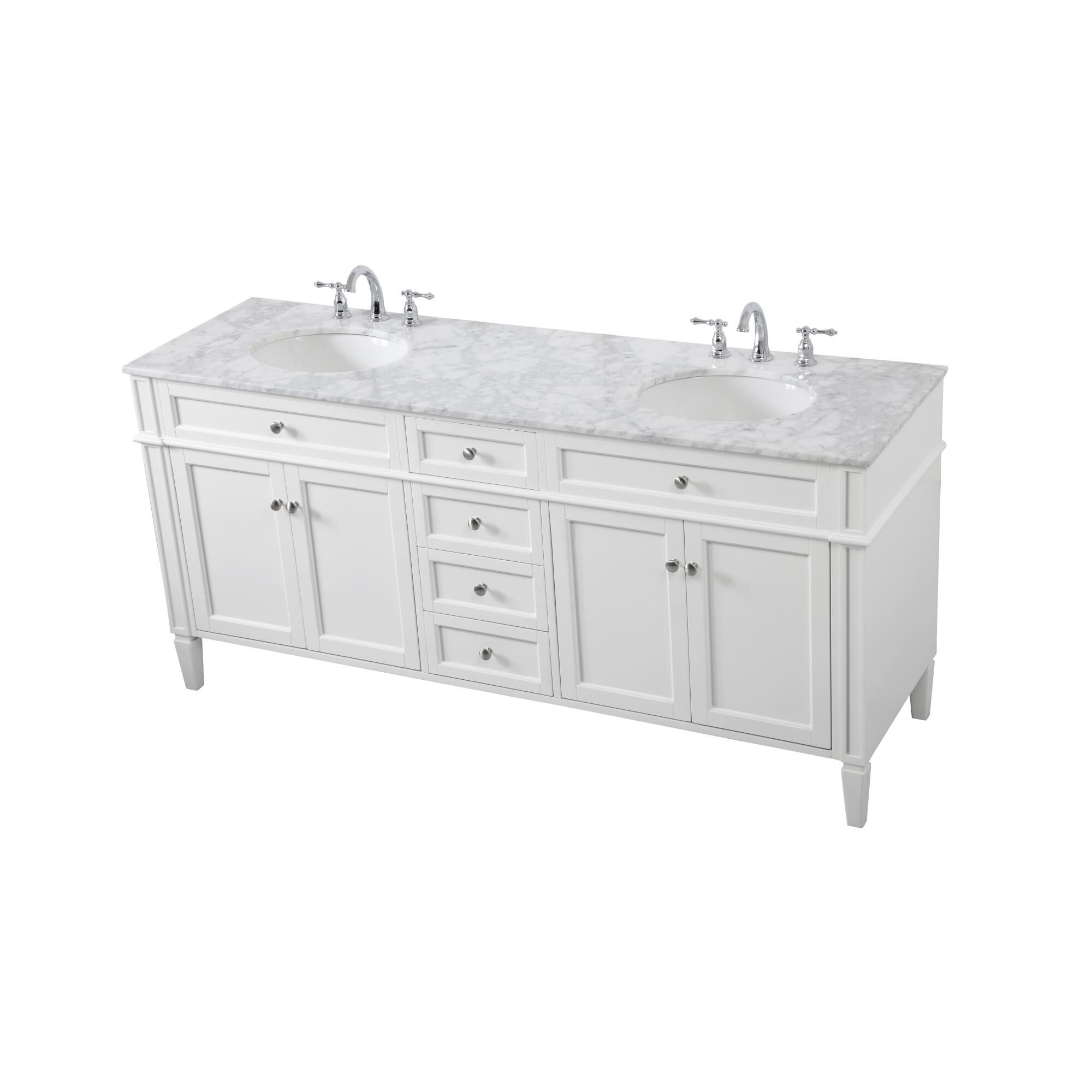 Shown in White finish