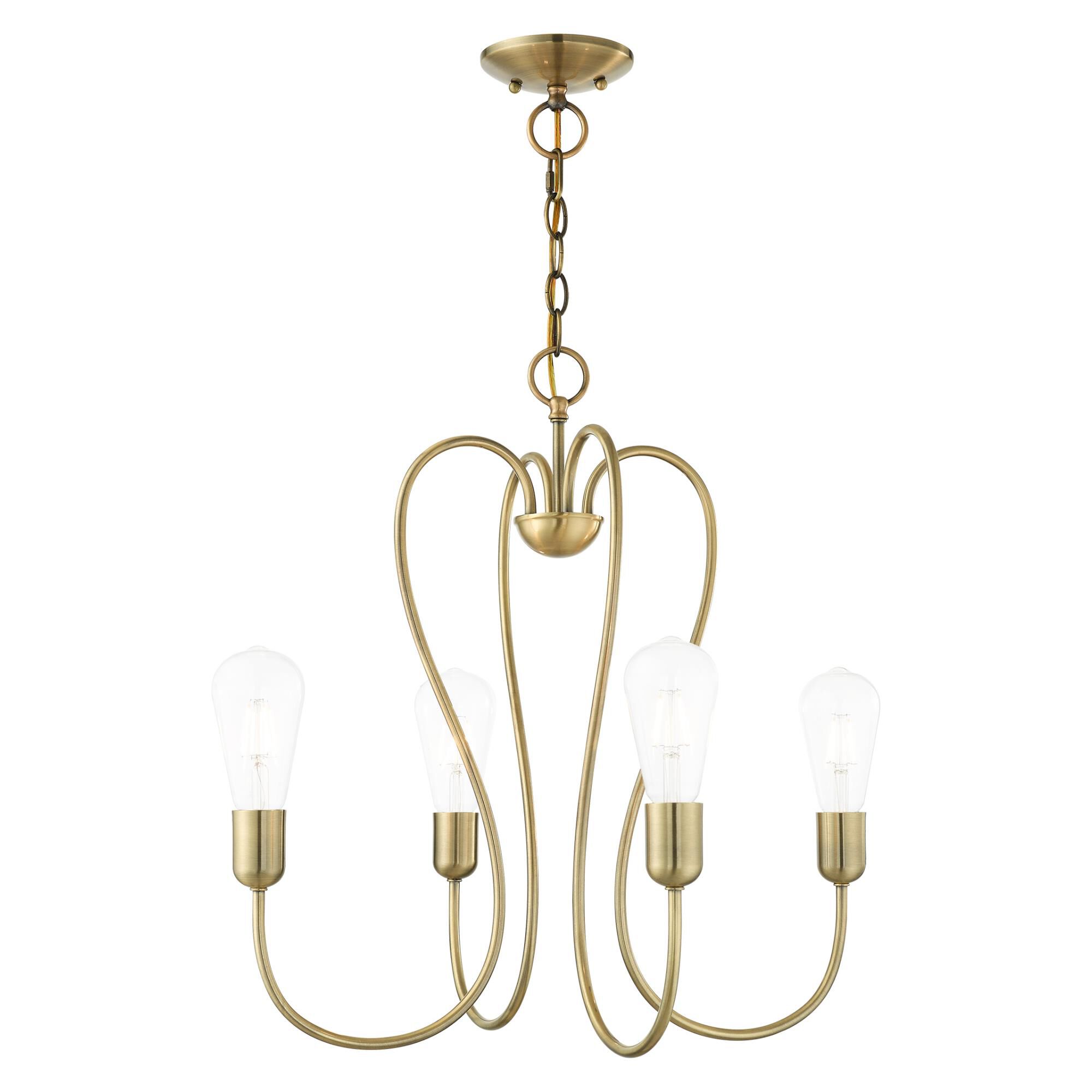 Shown in Antique Brass finish