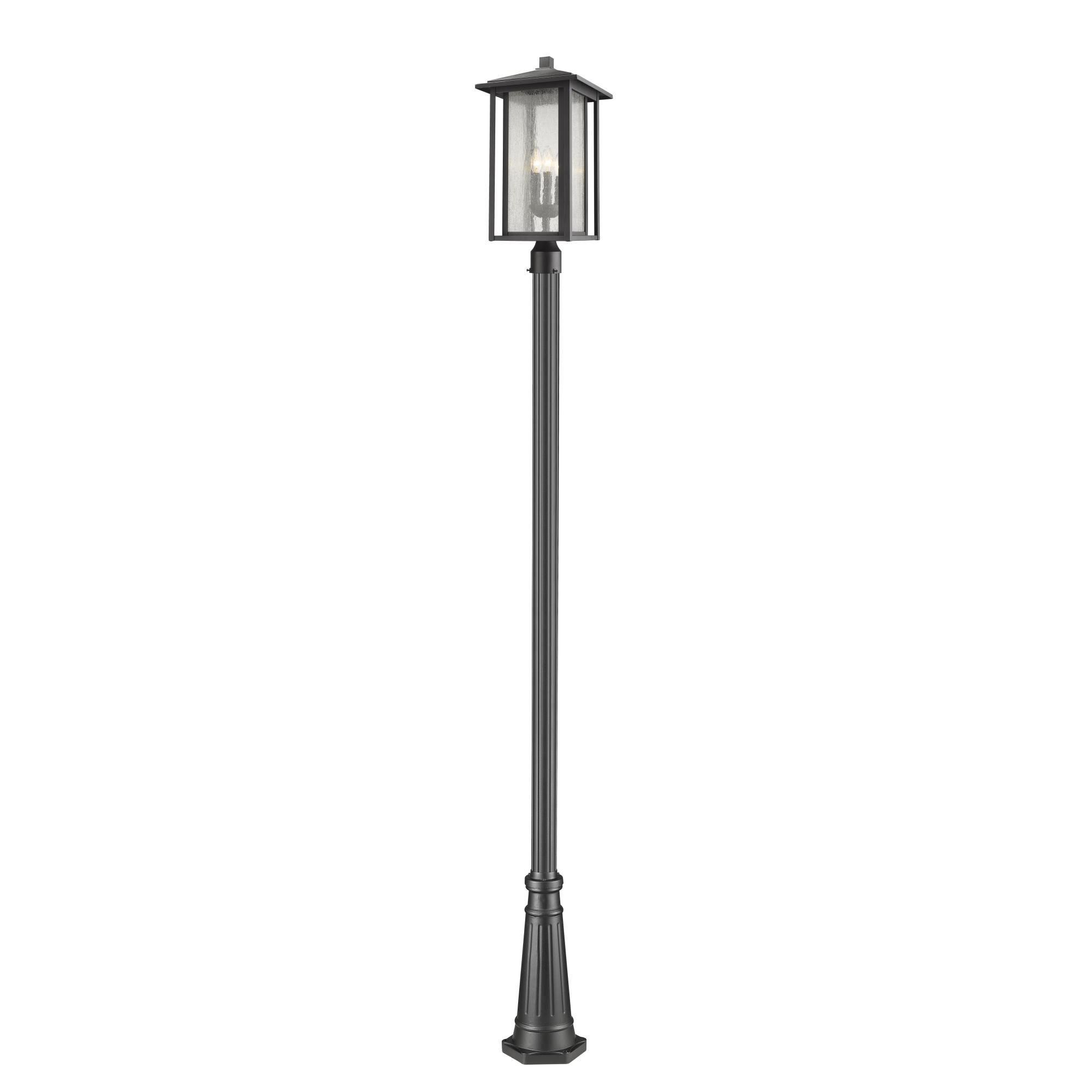 Aspen 118 Inch Tall 3 Light Outdoor Post Lamp by Z-Lite