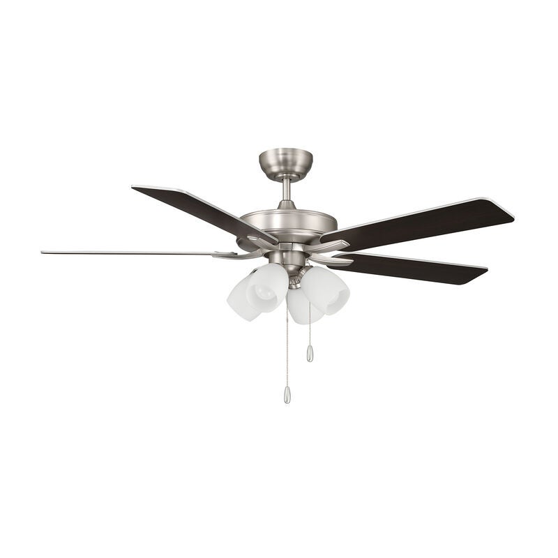 52 Inch Ceiling Fan with Light Kit by Meridian Lighting