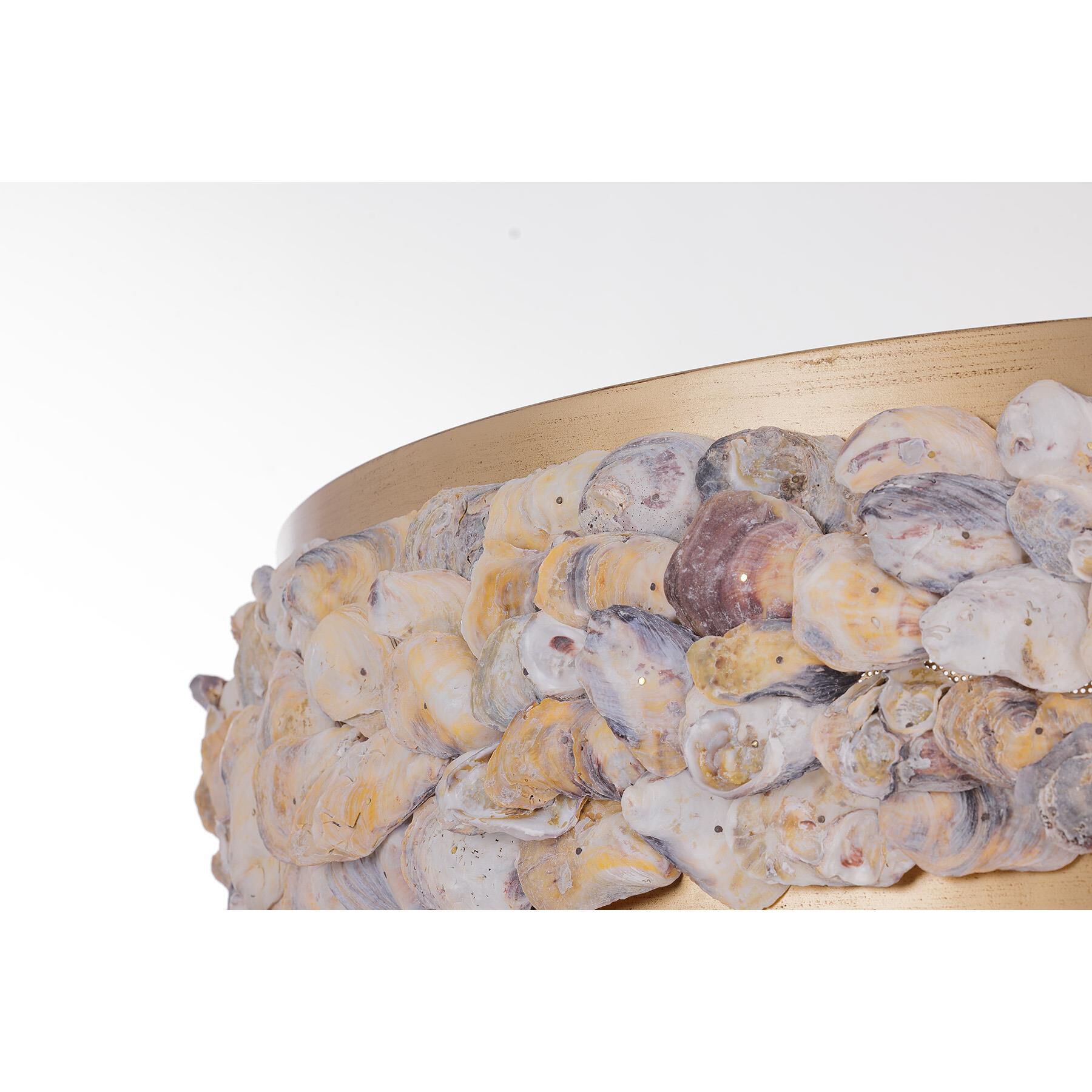 Shown in Chandon finish and Oyster Shell accent