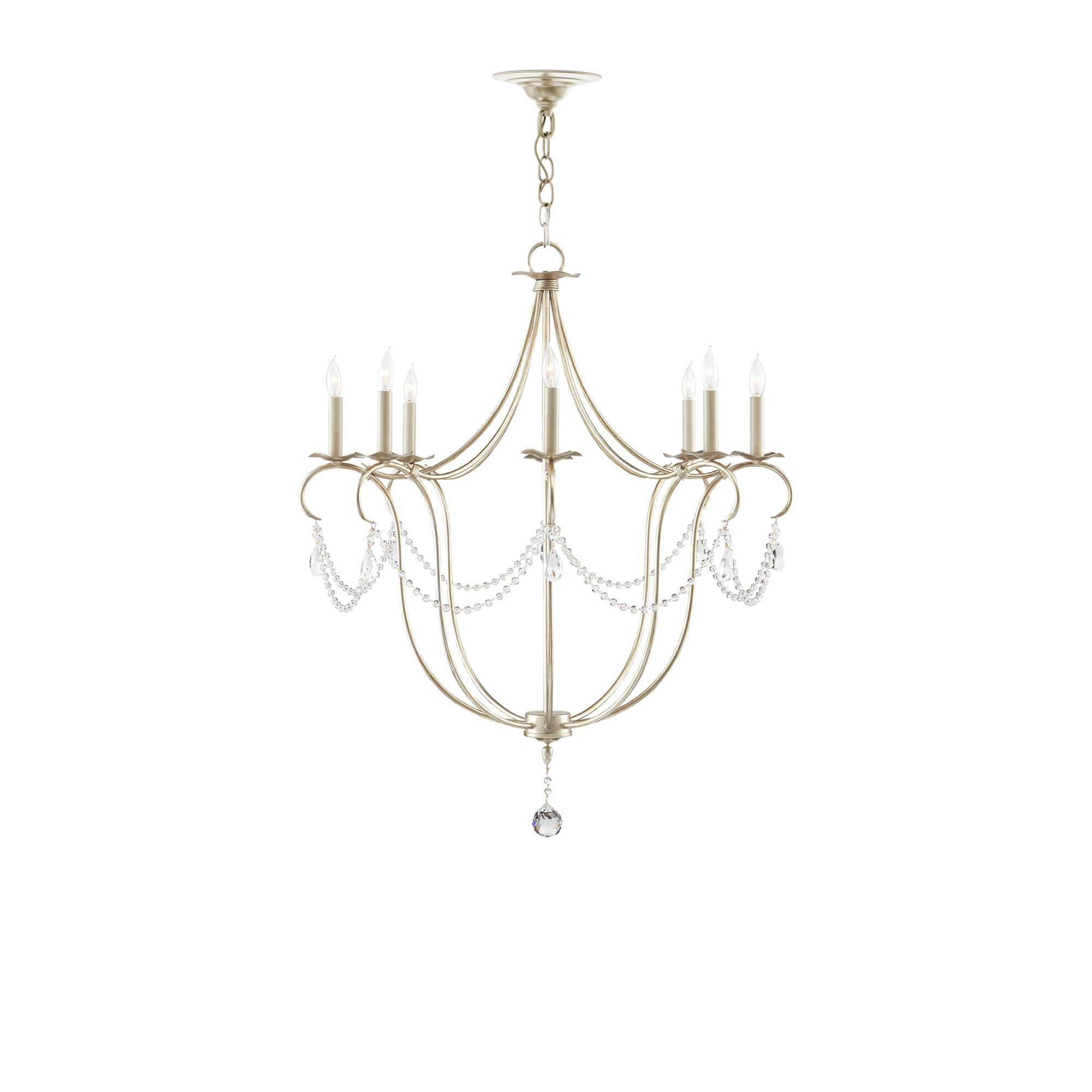 Crystal Lights 31 Inch Chandelier,