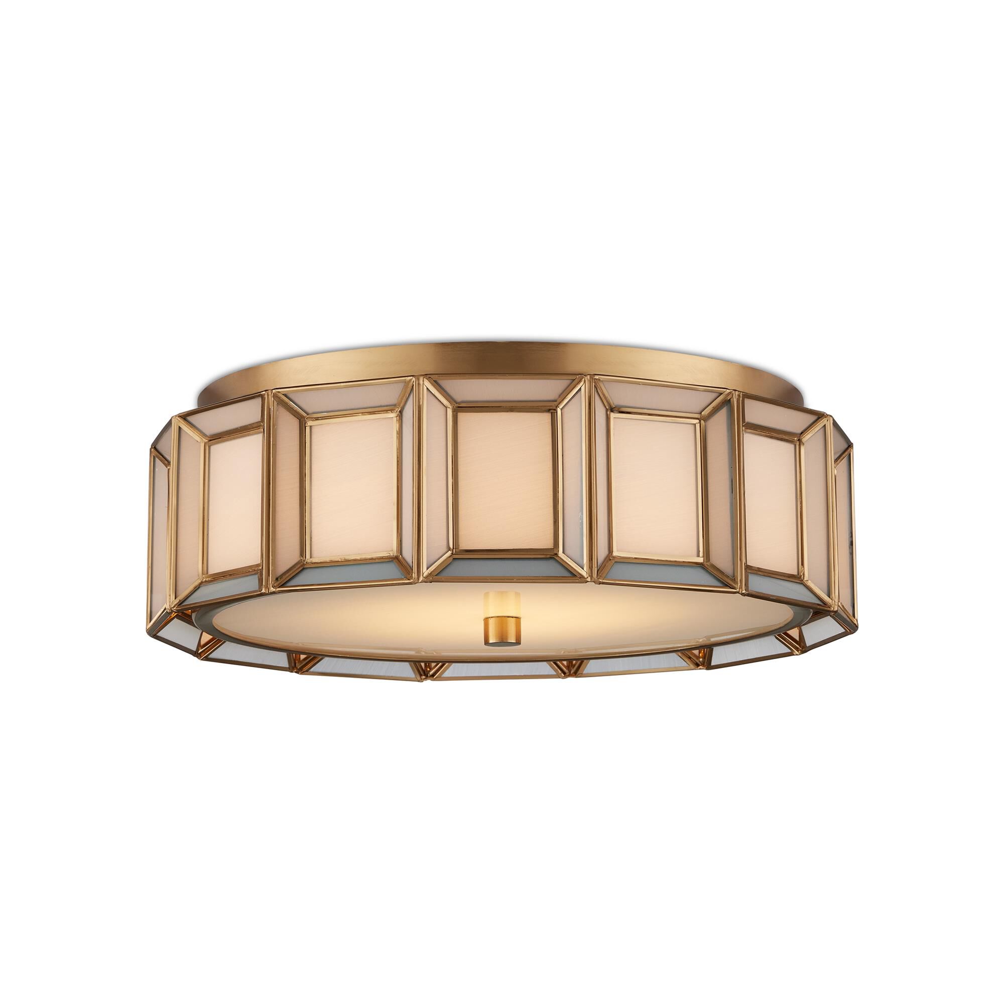 Shown in Antique Brass, White finish