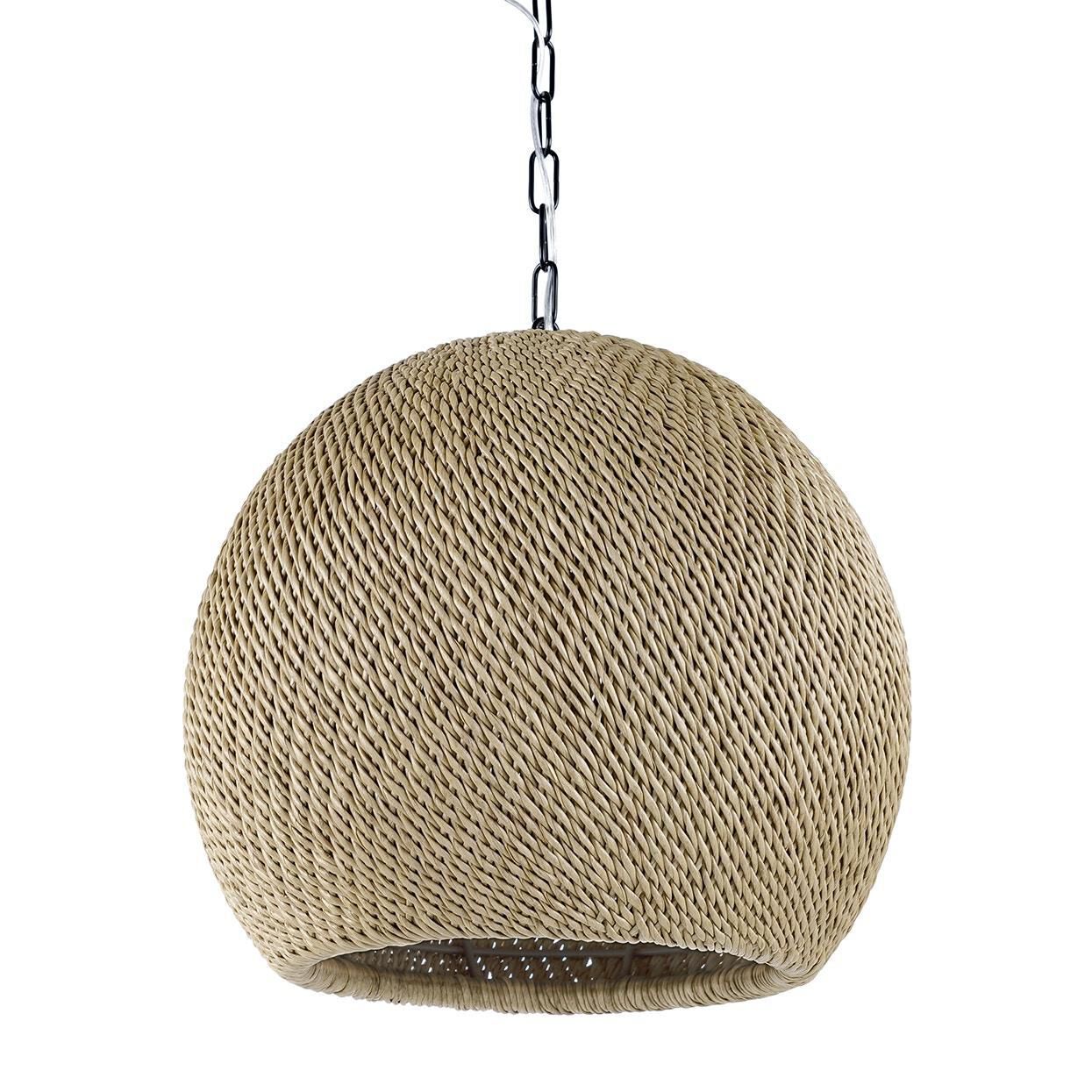 Augustine 20 Inch Outdoor Hanging Lantern by Palecek