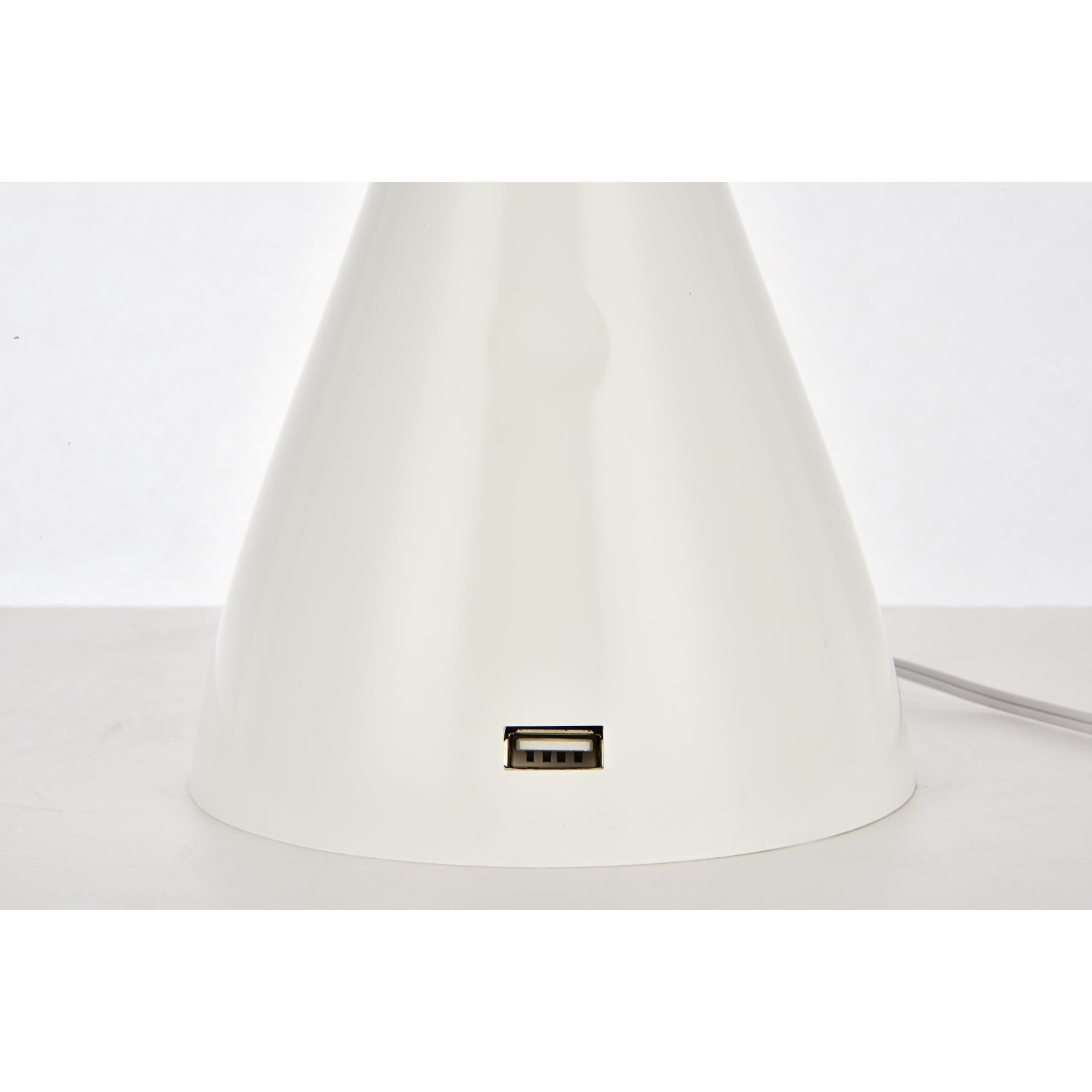 Illumen 27 Inch Desk Lamp by Elegant Decor