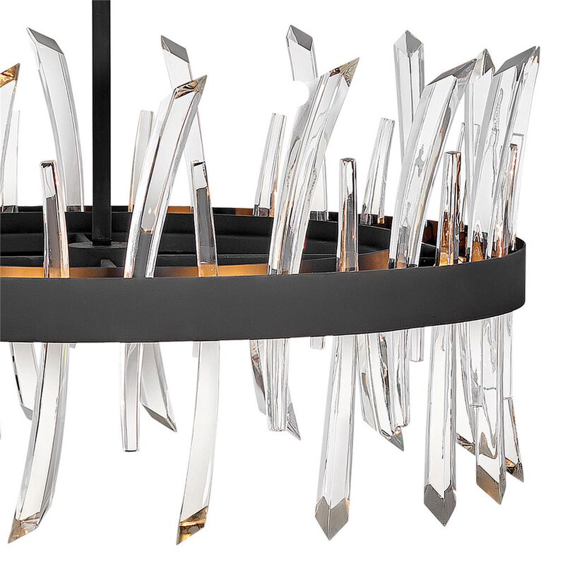Revel 28 Inch 8 Light Chandelier by Fredrick Ramond