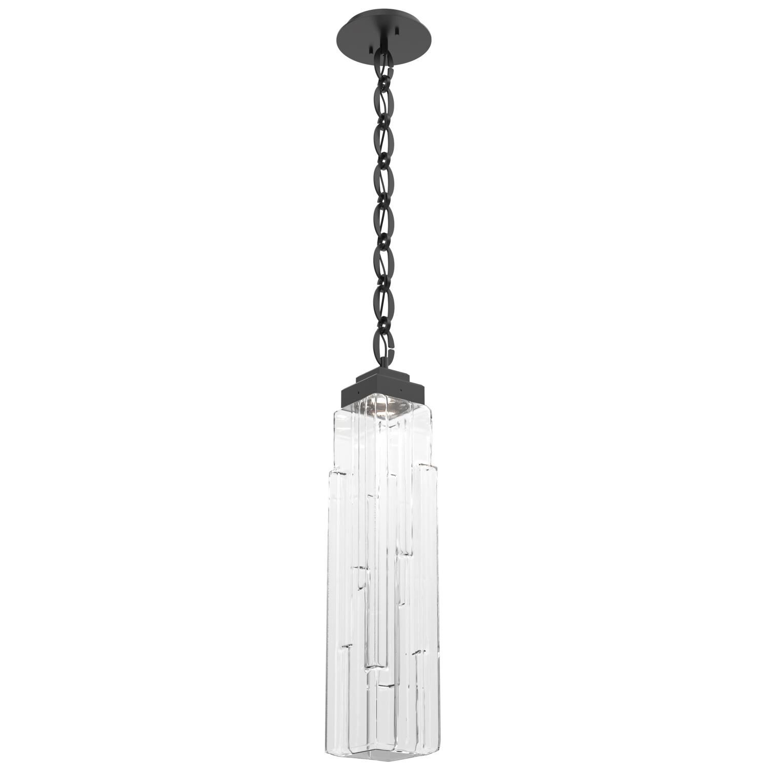 Shown in Matte Black finish and Clear glass