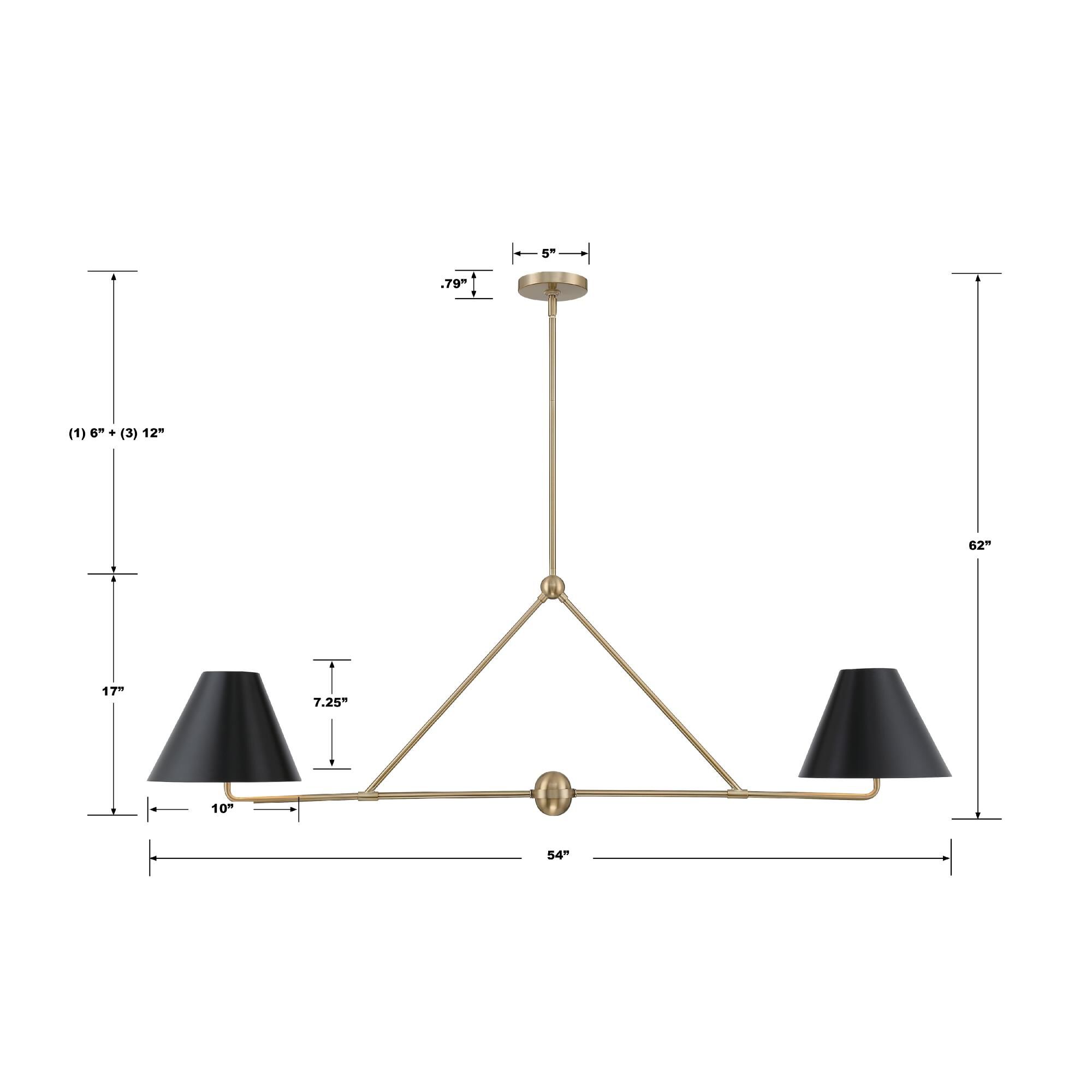 Shown in Vibrant Gold finish and Steel glass and Steel shade