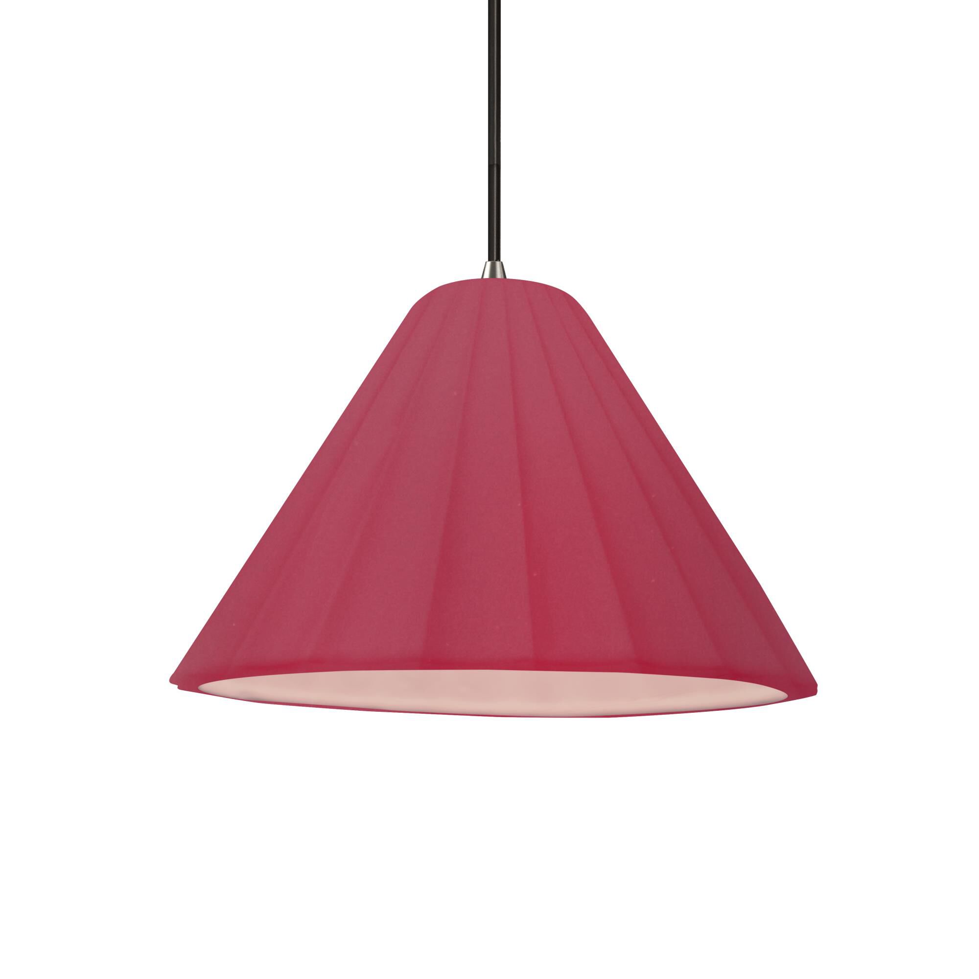 Fluted 11 Inch Mini Pendant by Justice Design Group
