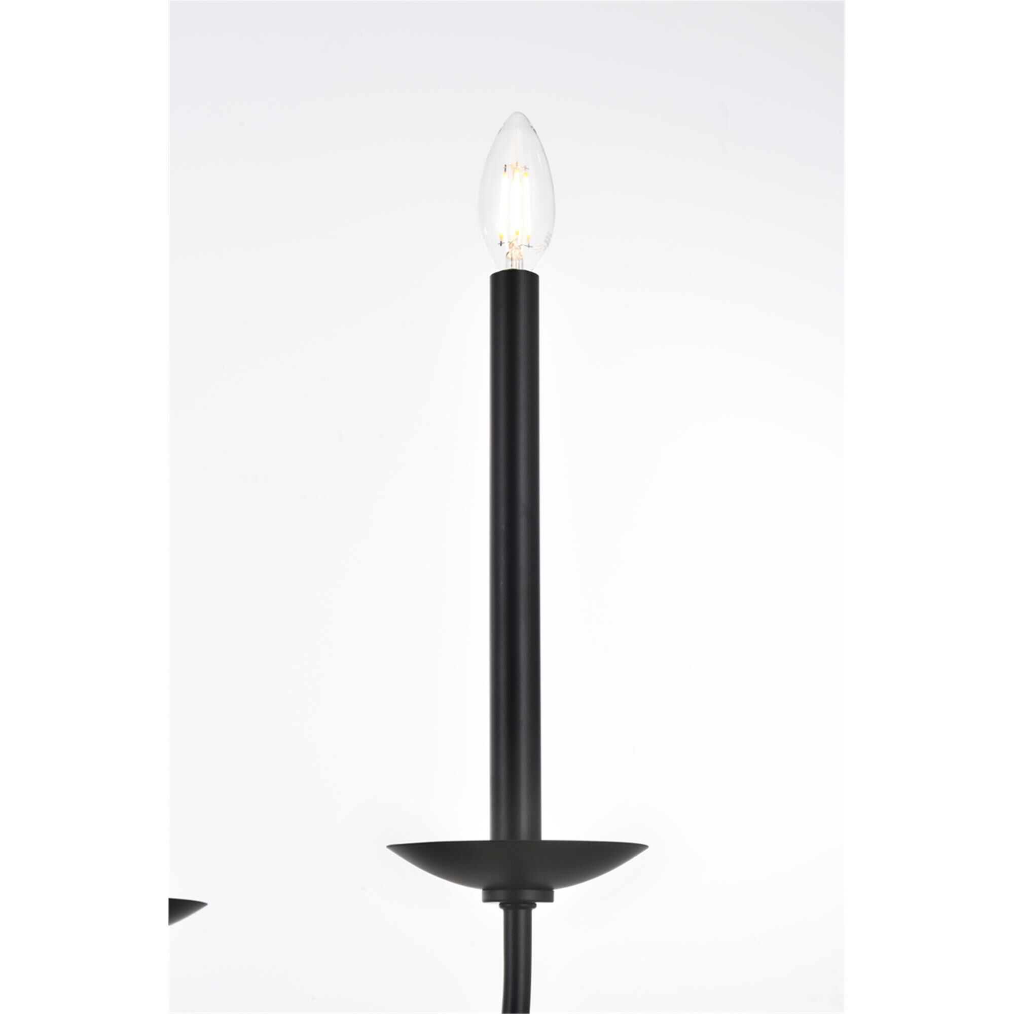 Cohen 36 Inch 6 Light Chandelier,