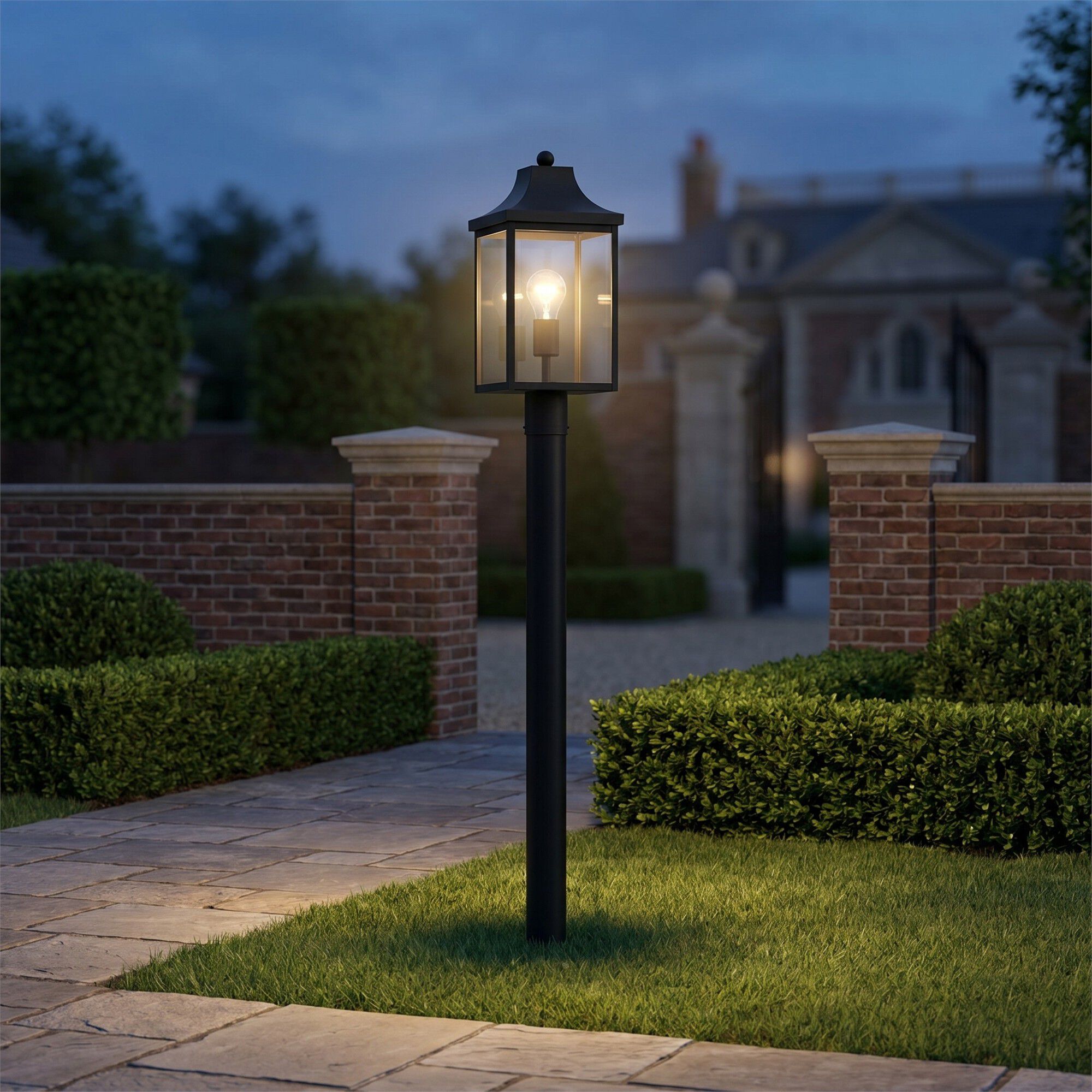 Saybrook 17 Inch Outdoor Post Lamp,