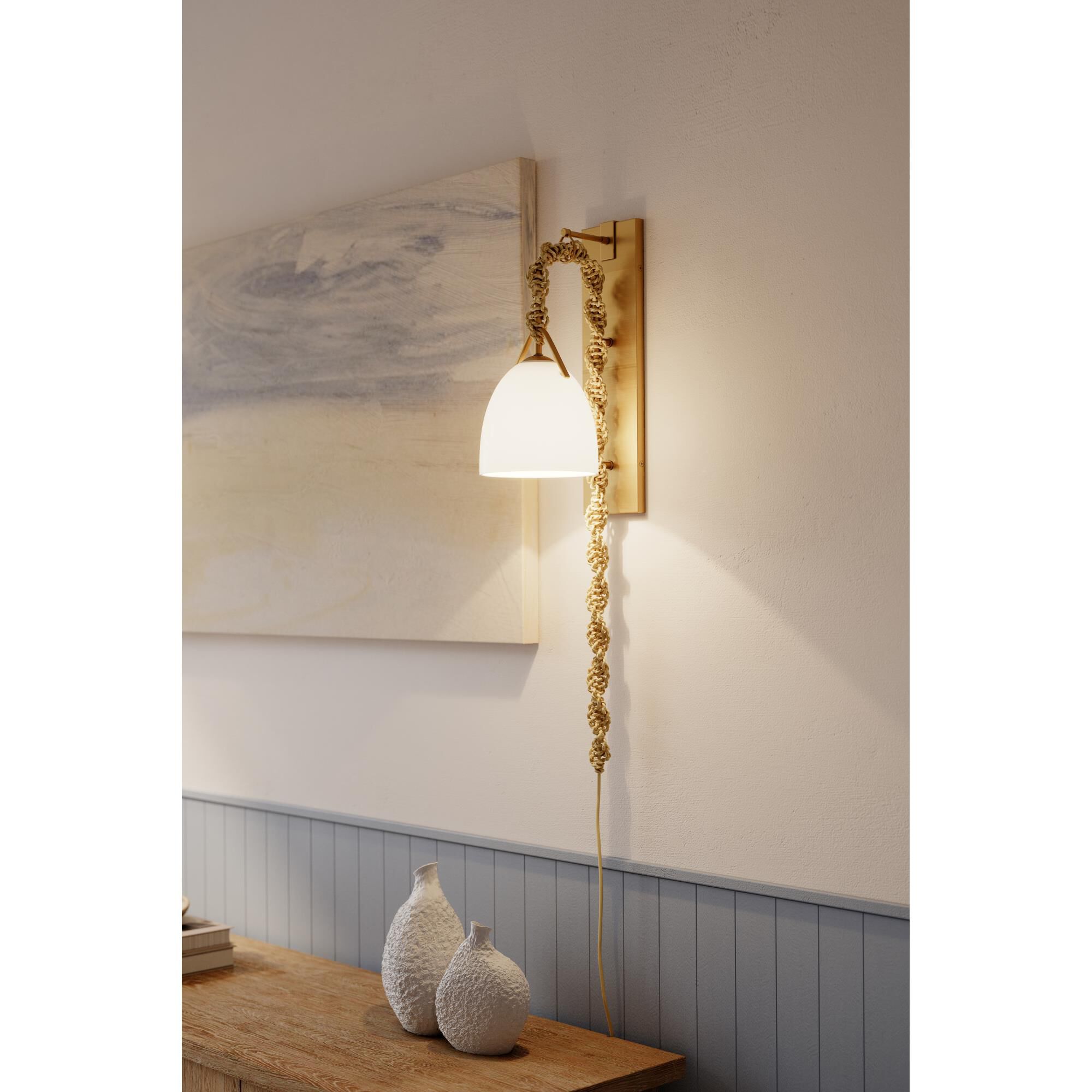 Cordn Wall Sconce by Minka Lavery