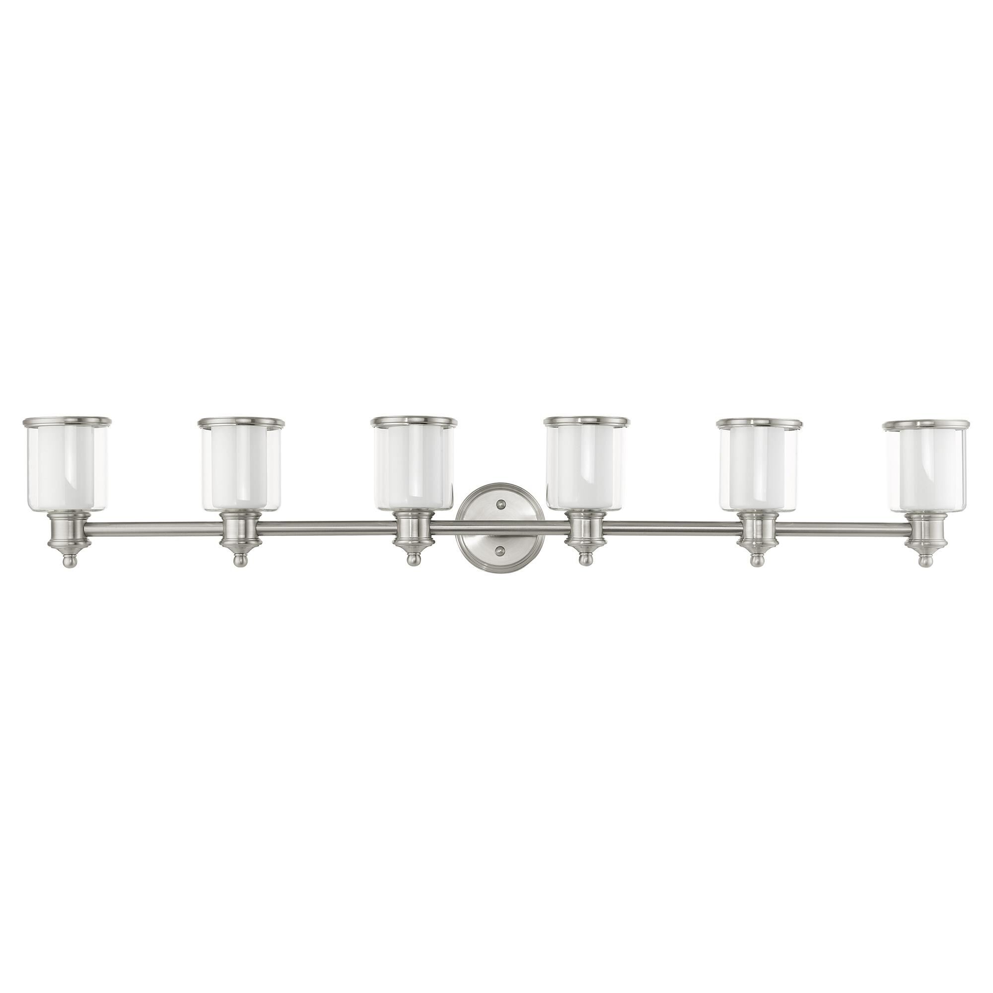 Middlebush 55 Inch 6 Light Bath Vanity Light by Livex Lighting