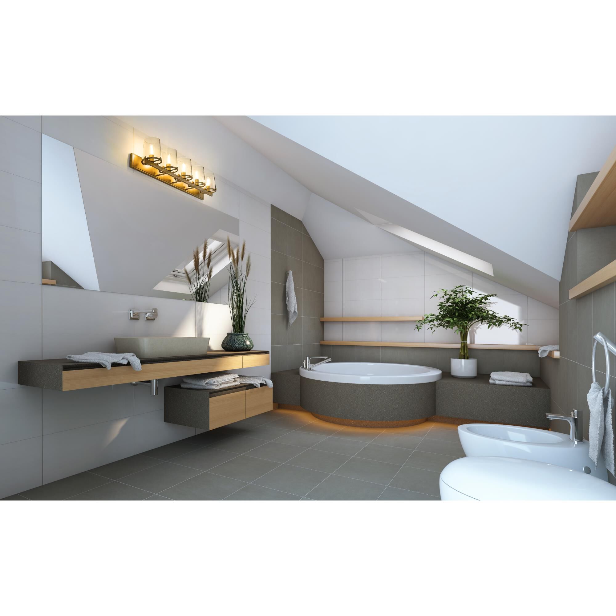 Callista 47 Inch 5 Light Bath Vanity Light by Z-Lite