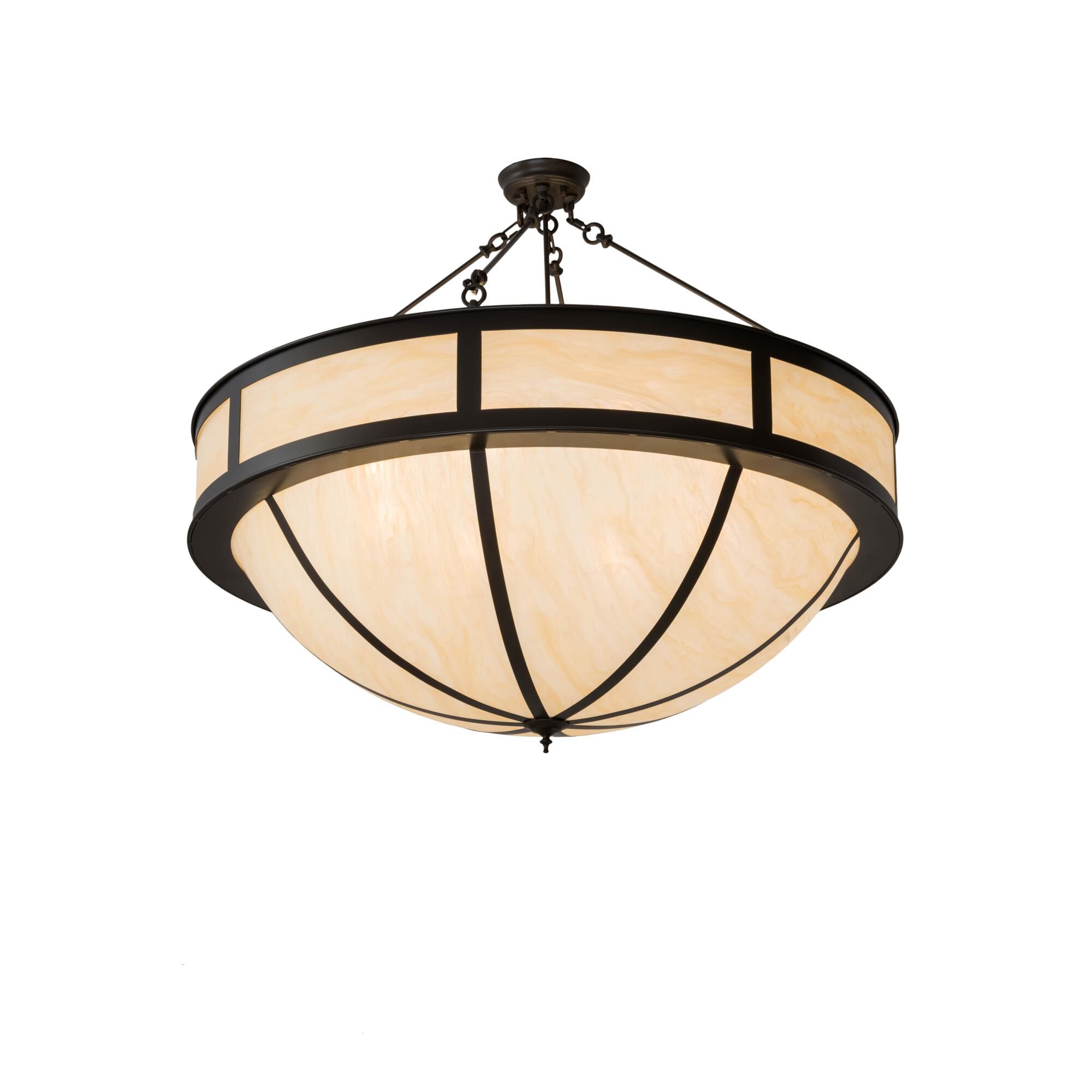 48 Inch 8 Light Semi Flush Mount by Meyda Lighting