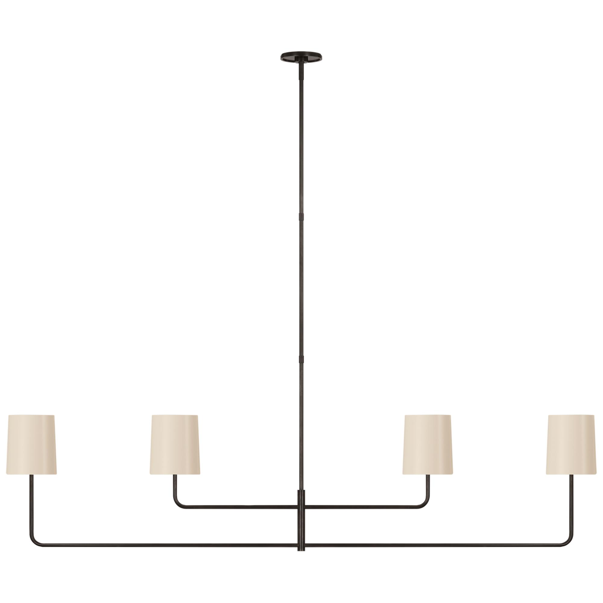 Shown in Bronze finish and China White shade