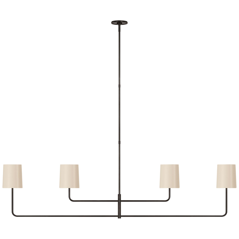 Barbara Barry Go Lightly 70 Inch 4 Light LED Linear Suspension Light by Visual Comfort Signature Collection