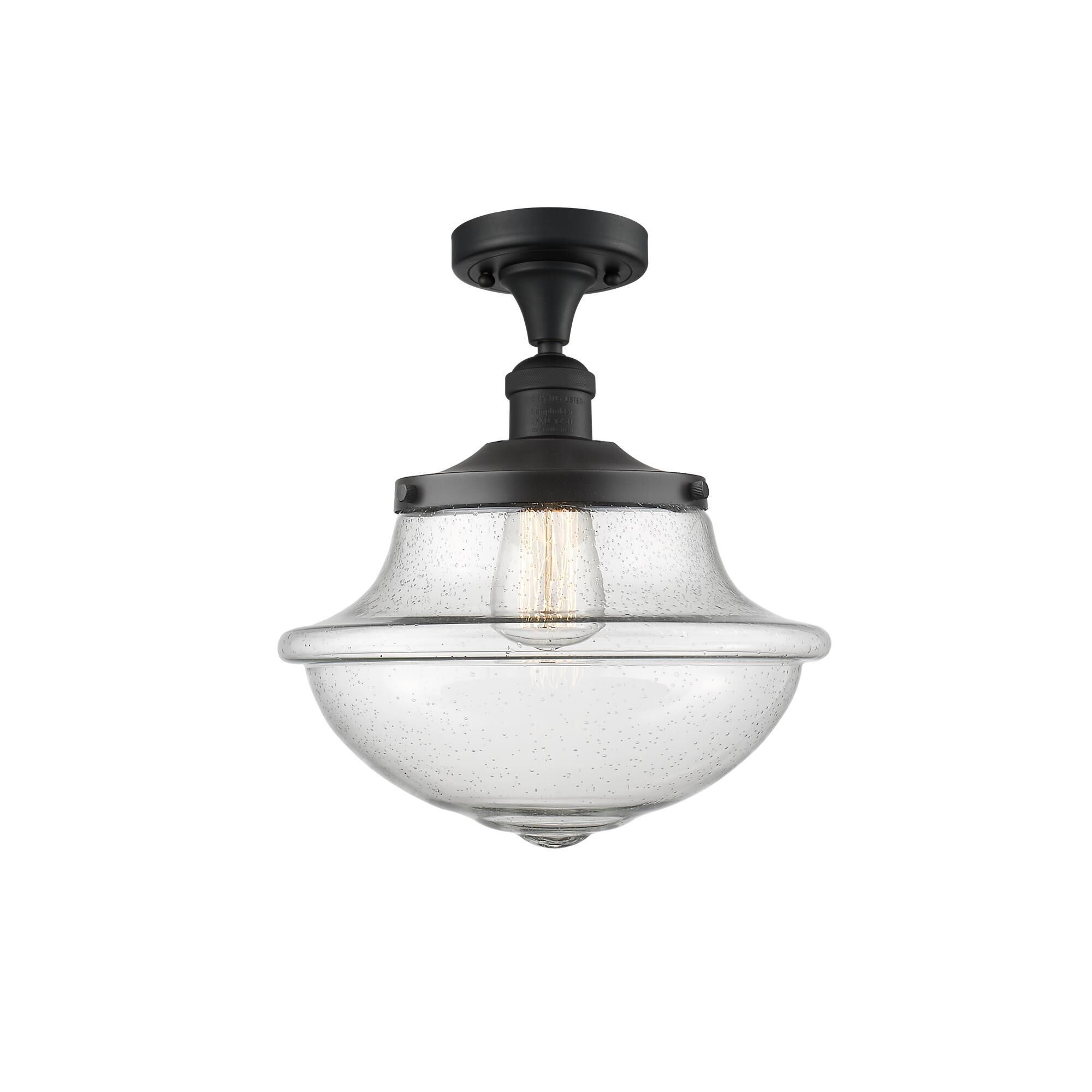 Bruno Marashlian Oxford 12 Inch 1 Light Semi Flush Mount by Innovations Lighting