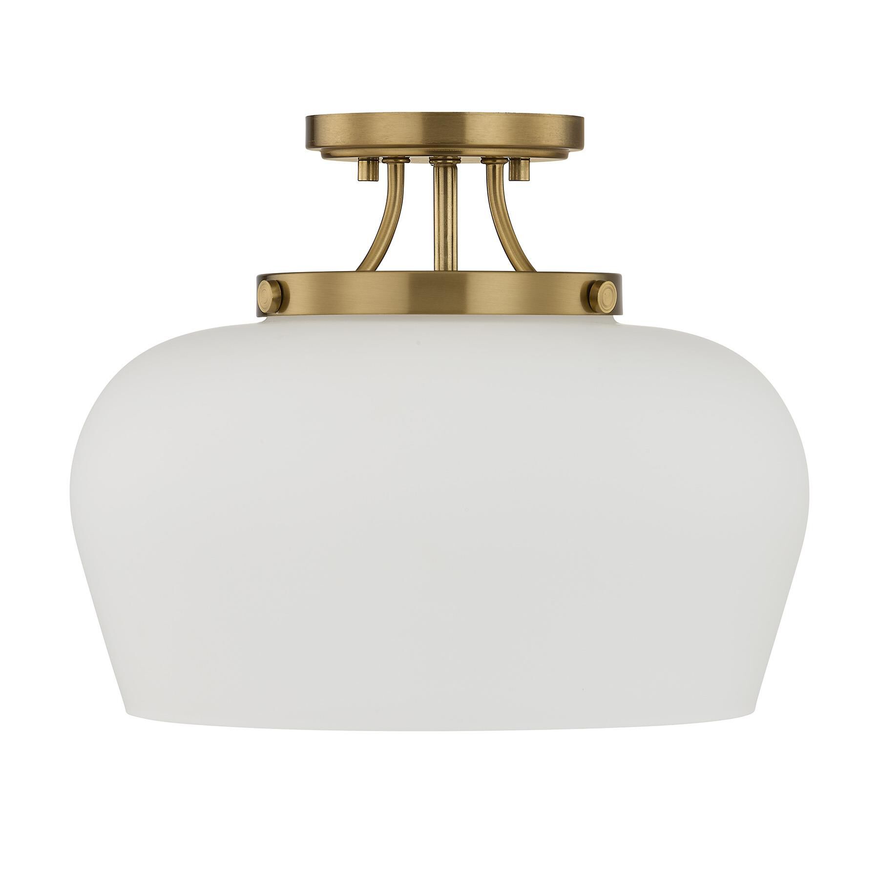Octave 13 Inch Semi Flush Mount by Savoy House