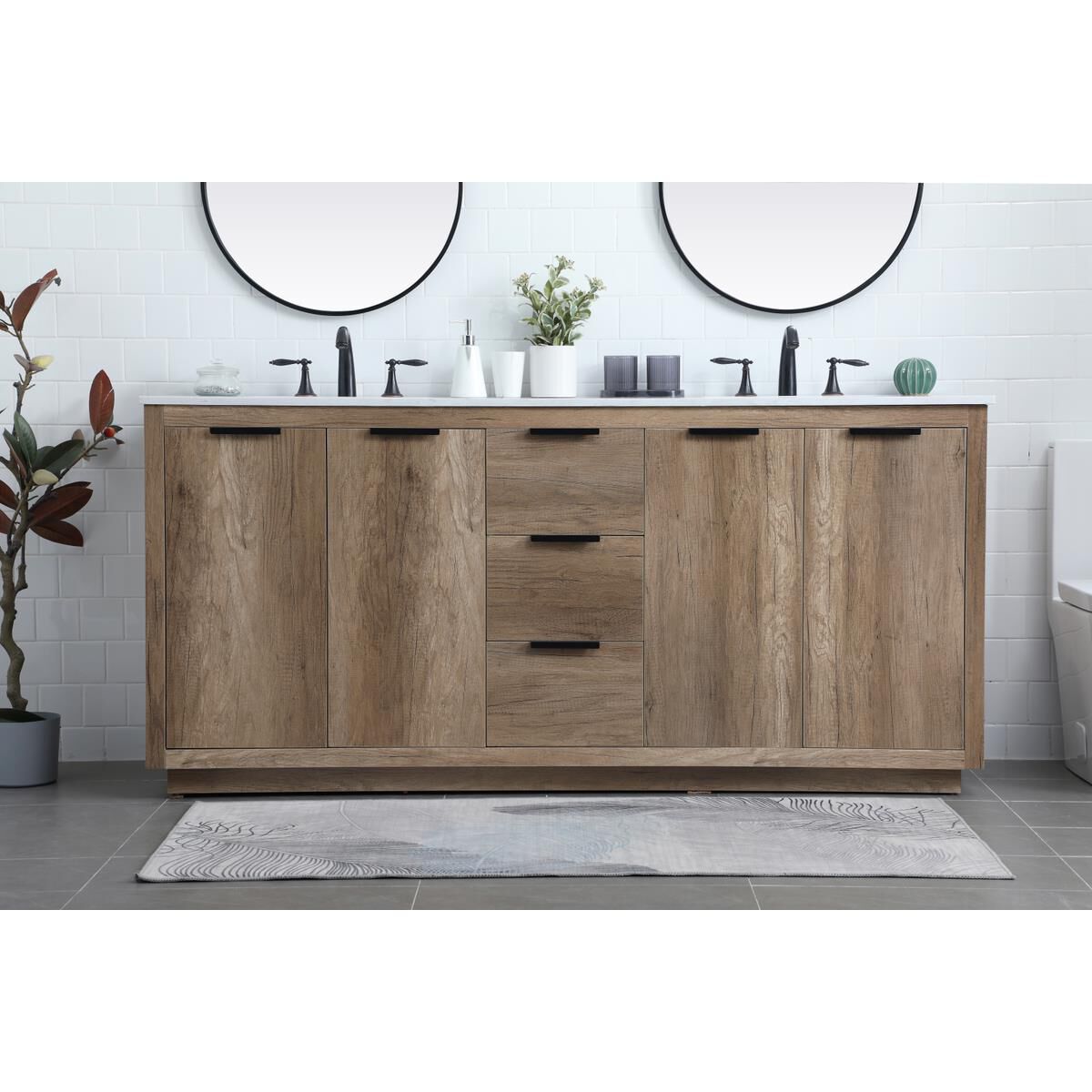 Blake 72 Inch Bath Vanity by Elegant Decor