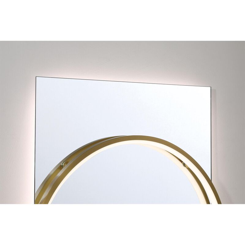 Trails 36 Inch LED Lighted Mirror by Eurofase Lighting