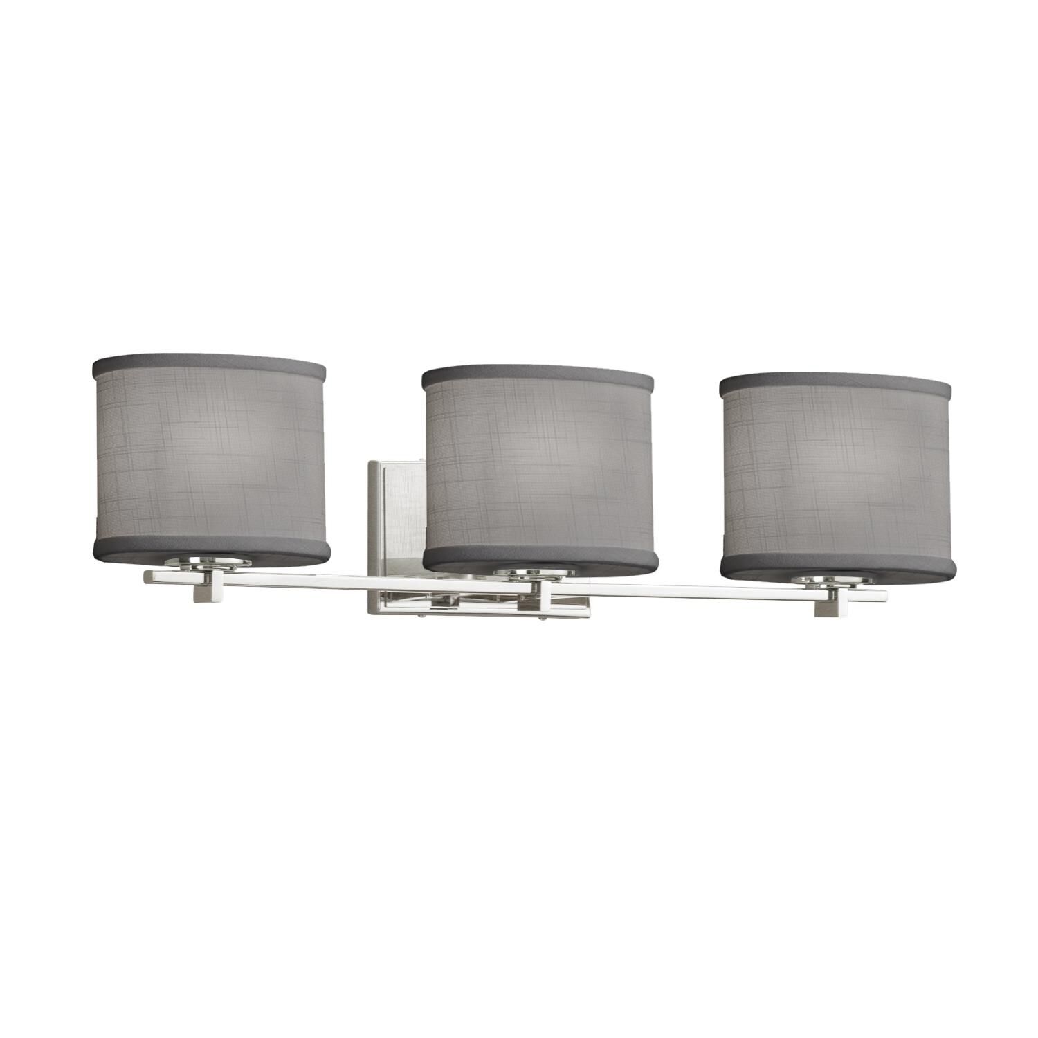 Textile 26 Inch 3 Light Bath Vanity Light by Justice Design Group