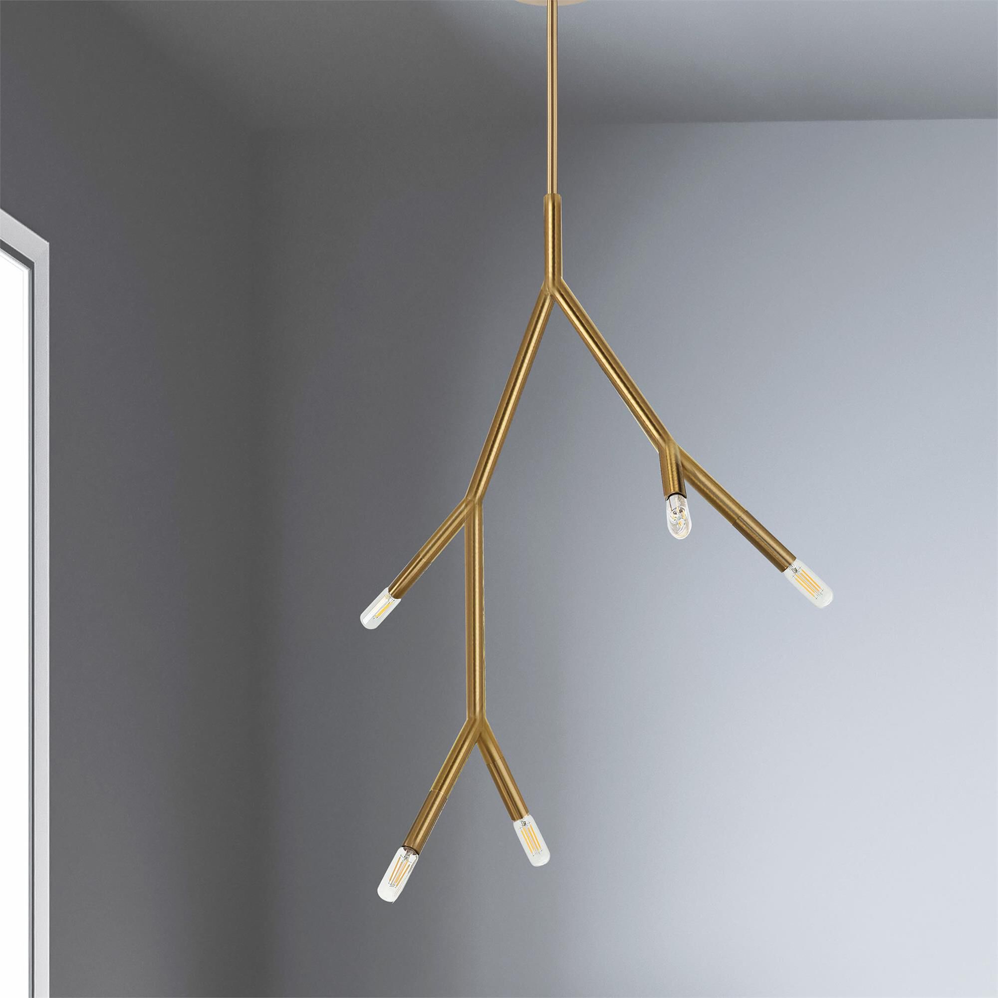 Morgan 21 Inch 5 Light Multi Light Pendant by Dainolite