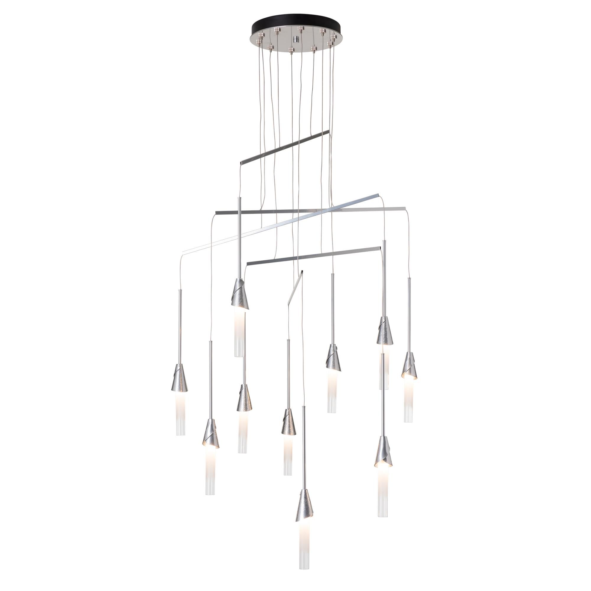 Shown in Sterling finish and Frosted shade