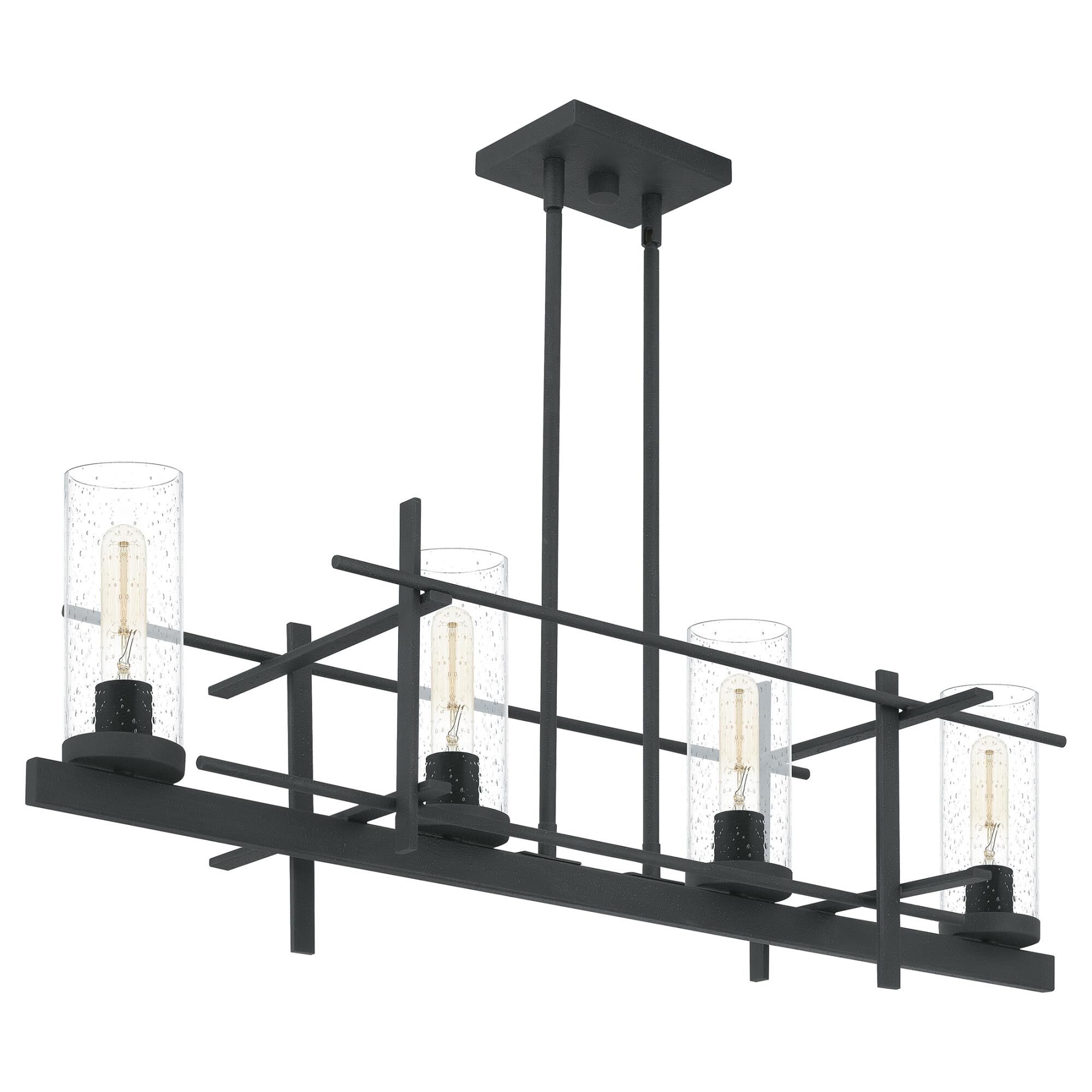 Aura 38 Inch 4 Light Linear Suspension Light by Quoizel