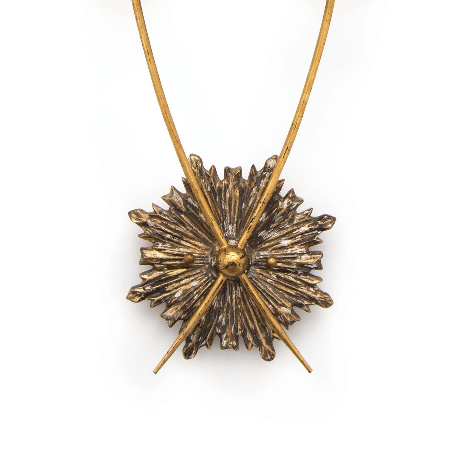 Shown in Antique Gold finish and Linen shade