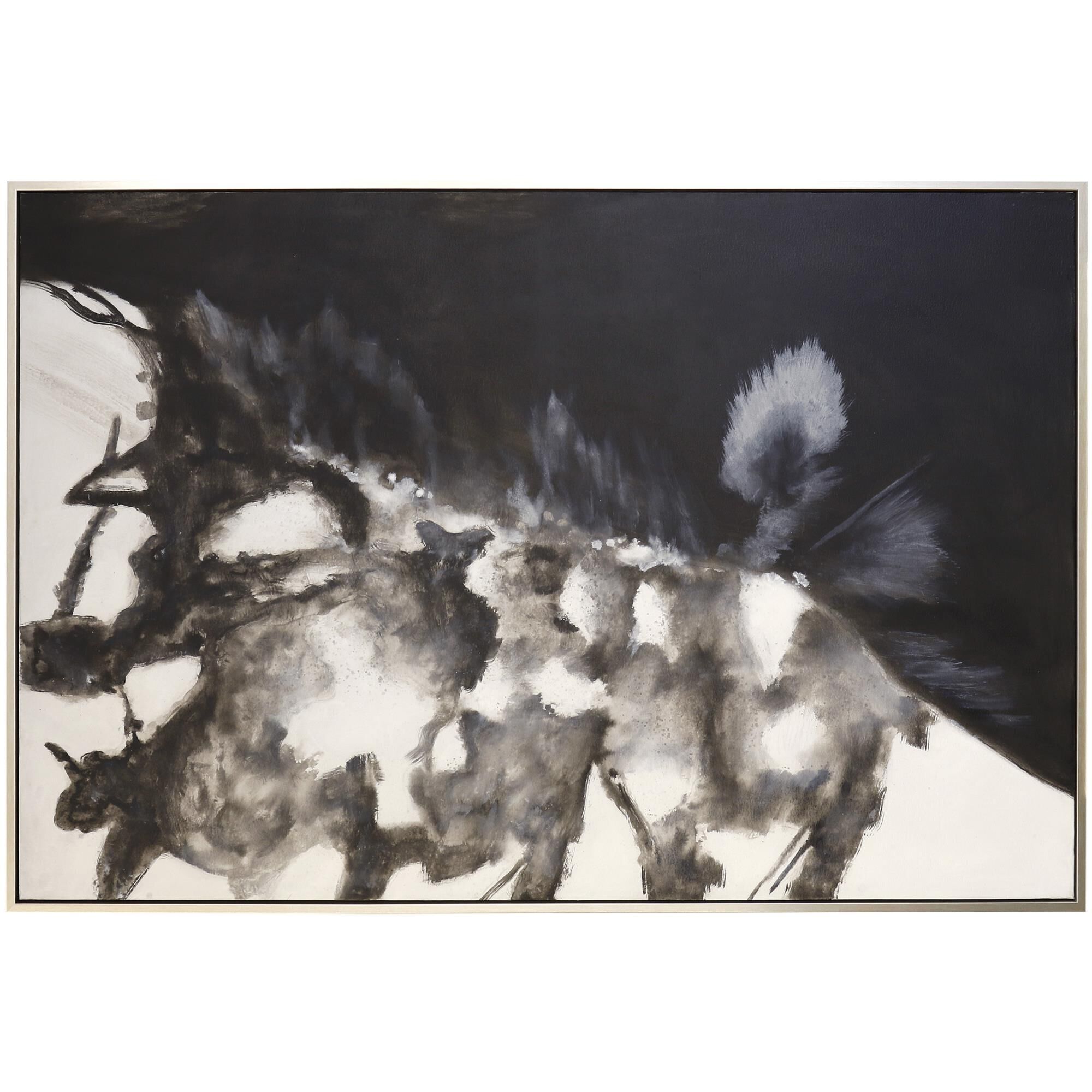 Shown in Black, White finish