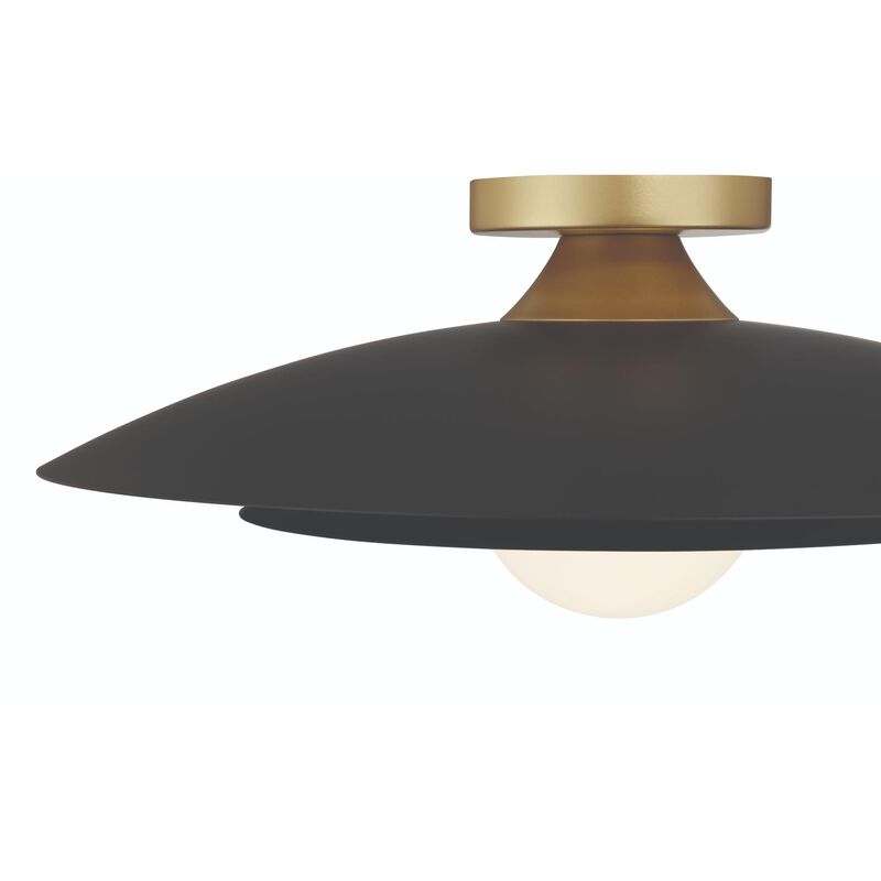 Welsh 18 Inch 1 Light LED Semi Flush Mount by Eurofase Lighting